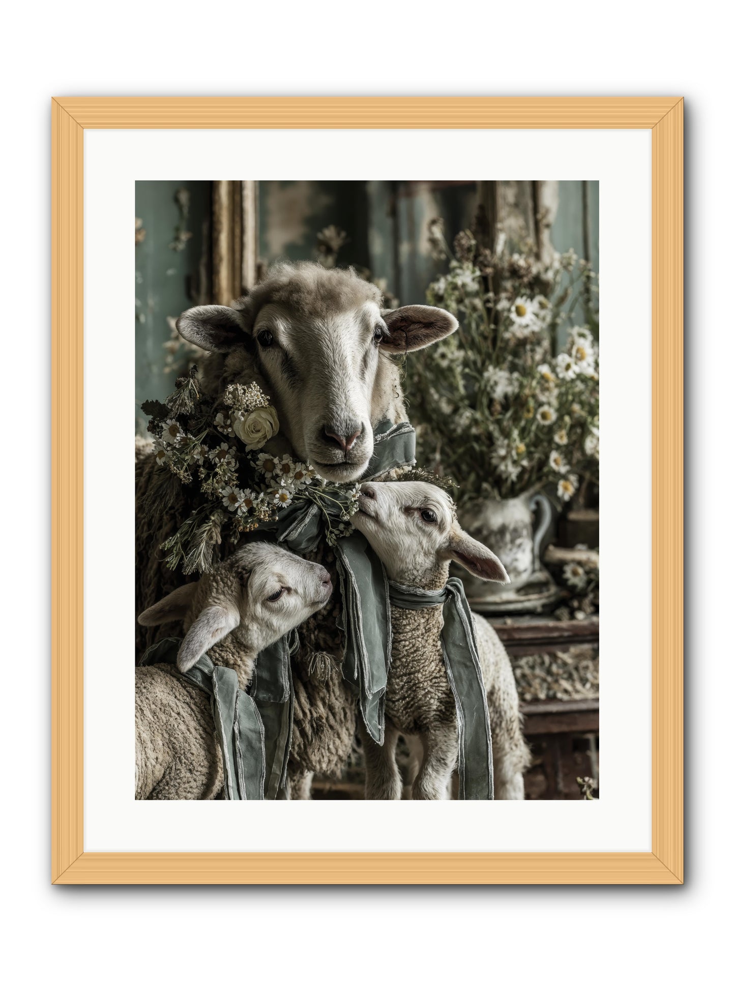 Always -- Framed Print - Natural 18x24