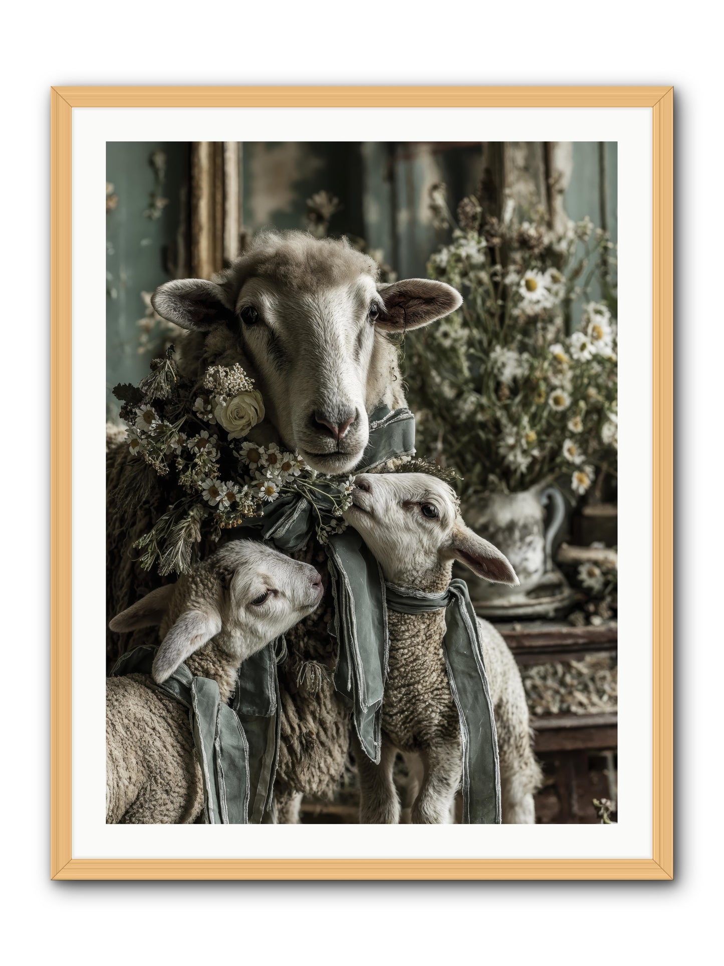 Always -- Framed Print - Natural 30x40