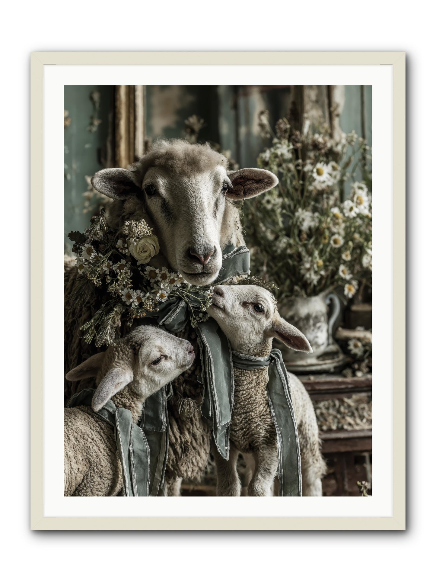 Always -- Framed Print - White 30x40