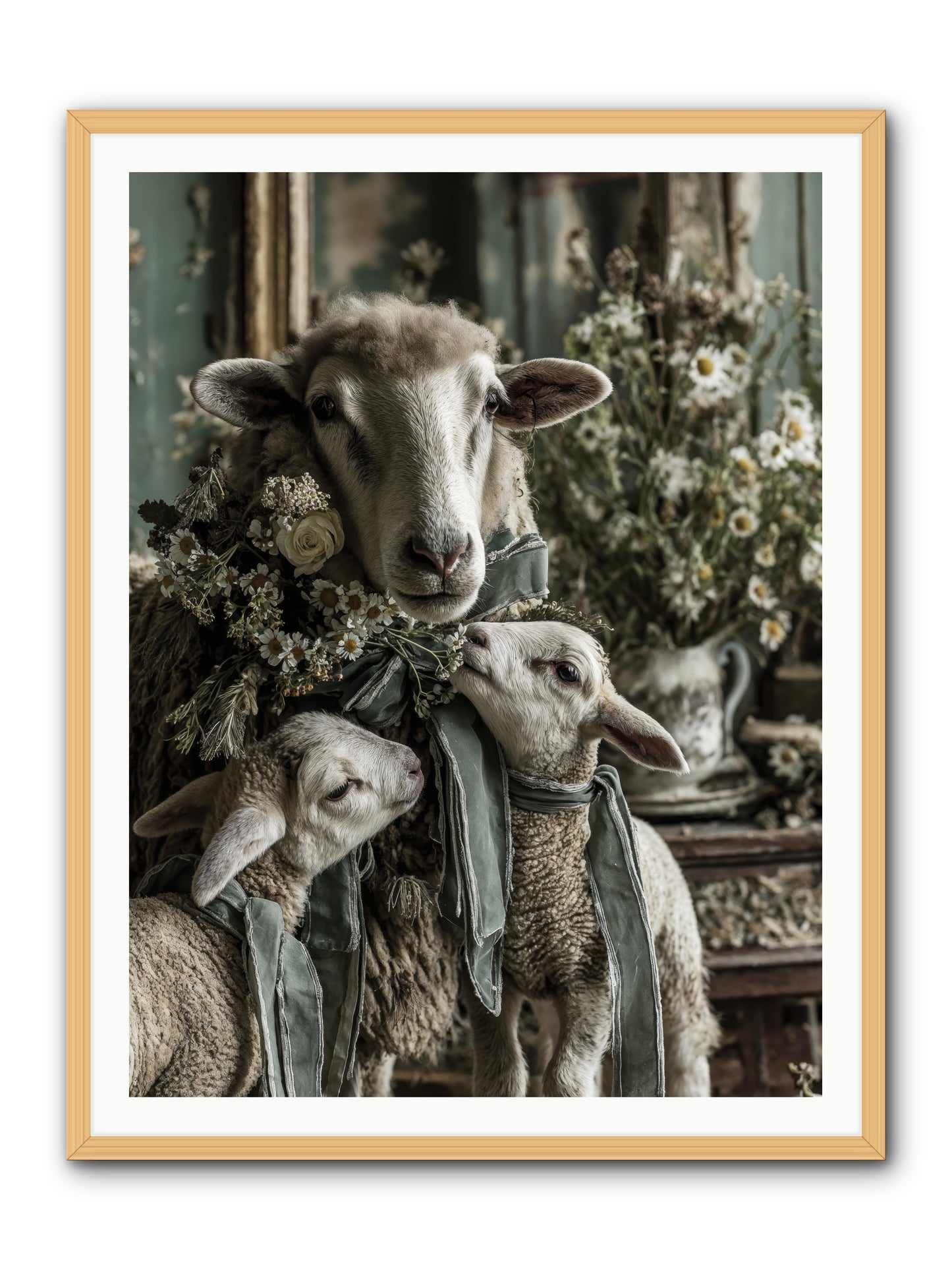 Always -- Framed Print - Natural 36x48