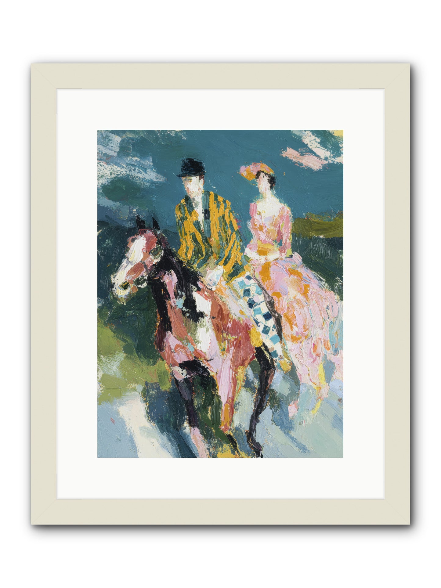 Always Enchanted -- Framed Print - White 12x16