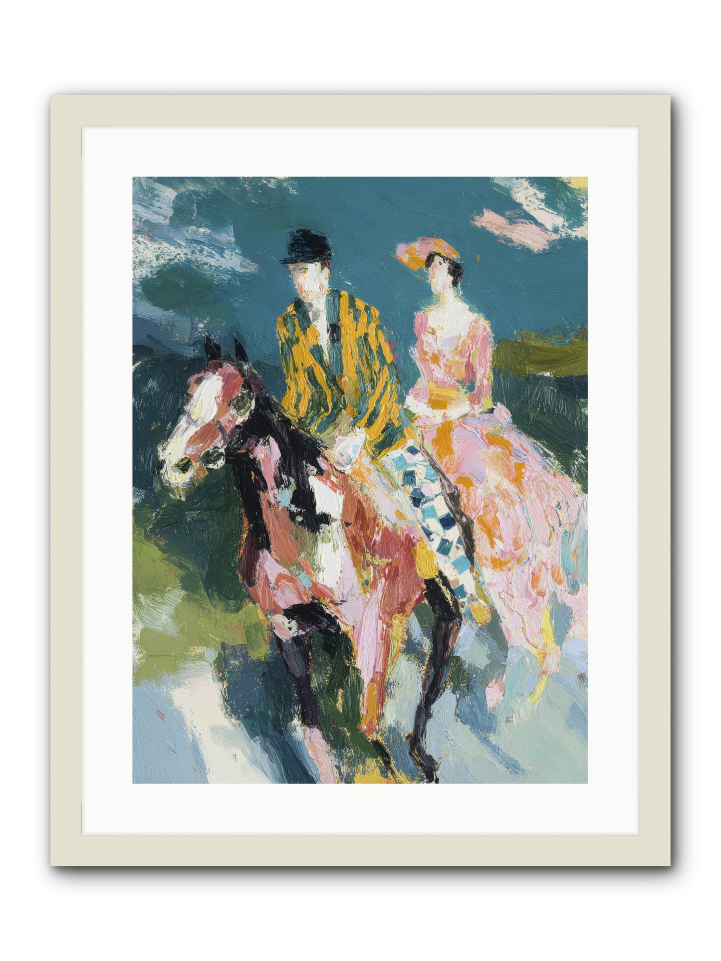 Always Enchanted -- Framed Print - White 18x24