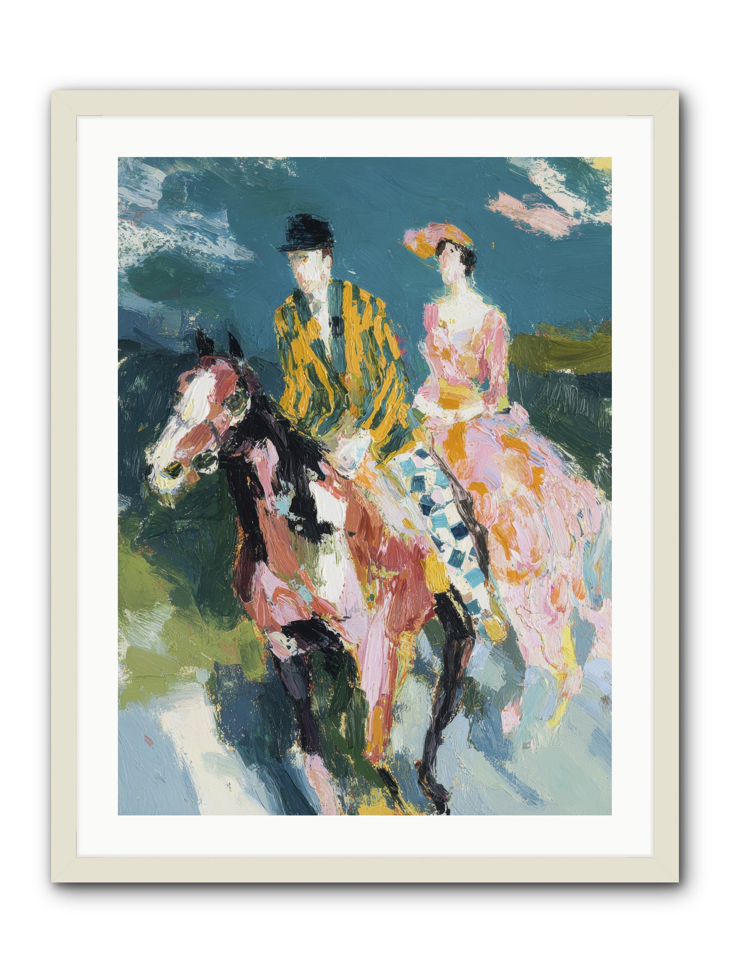 Always Enchanted -- Framed Print - White 24x32