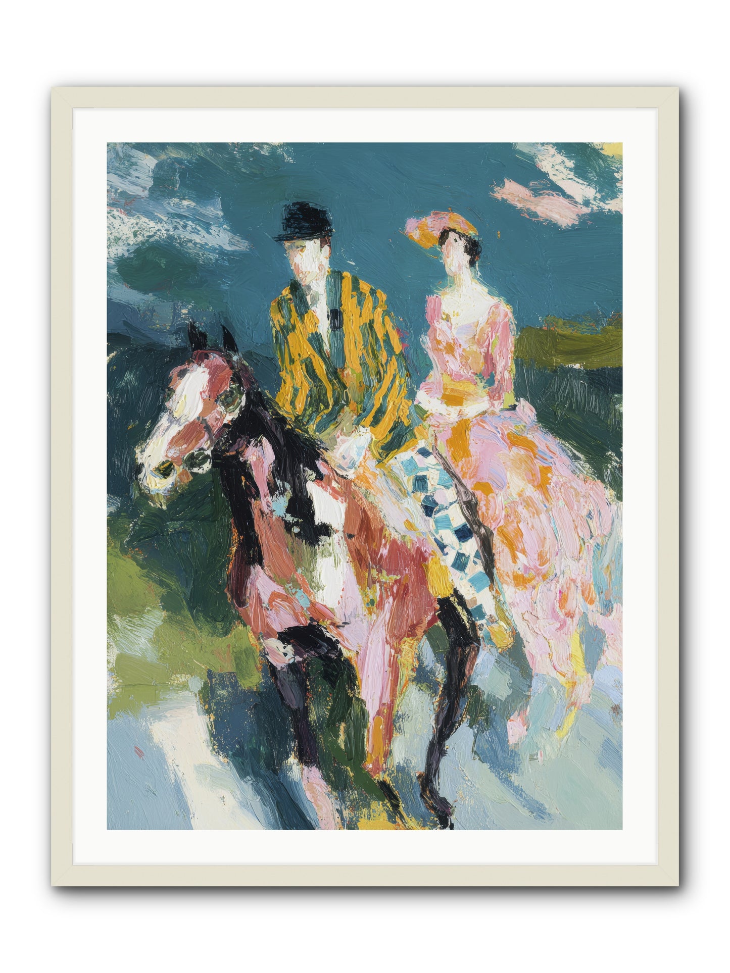 Always Enchanted -- Framed Print - White 30x40