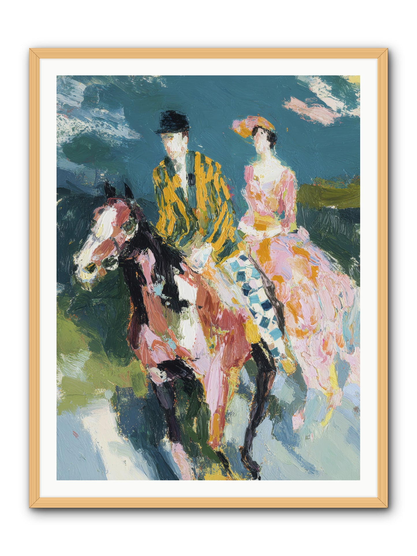 Always Enchanted -- Framed Print - Natural 36x48