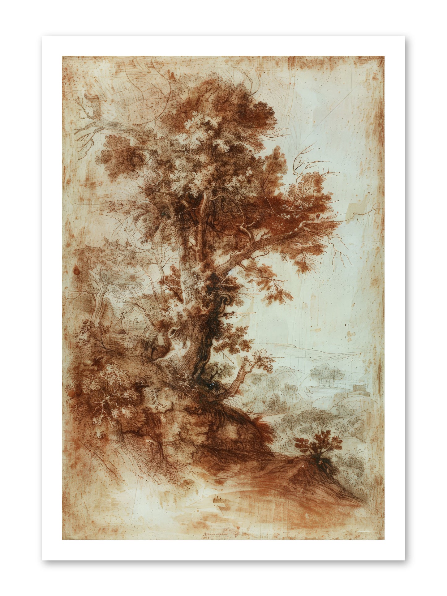 Amber Nocturne No. 1 -- Paper Print 16x24