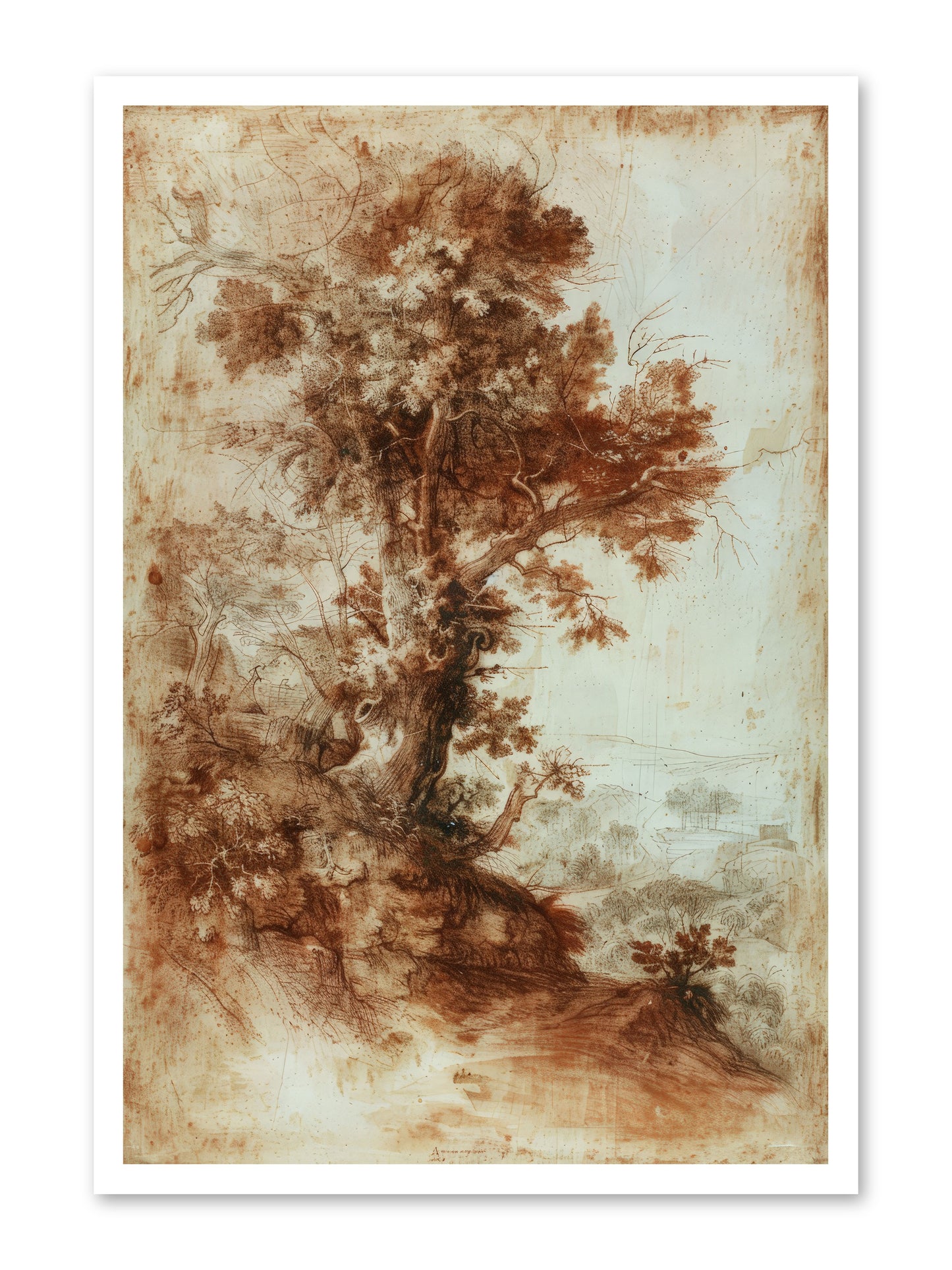 Amber Nocturne No. 1 -- Paper Print 24x36