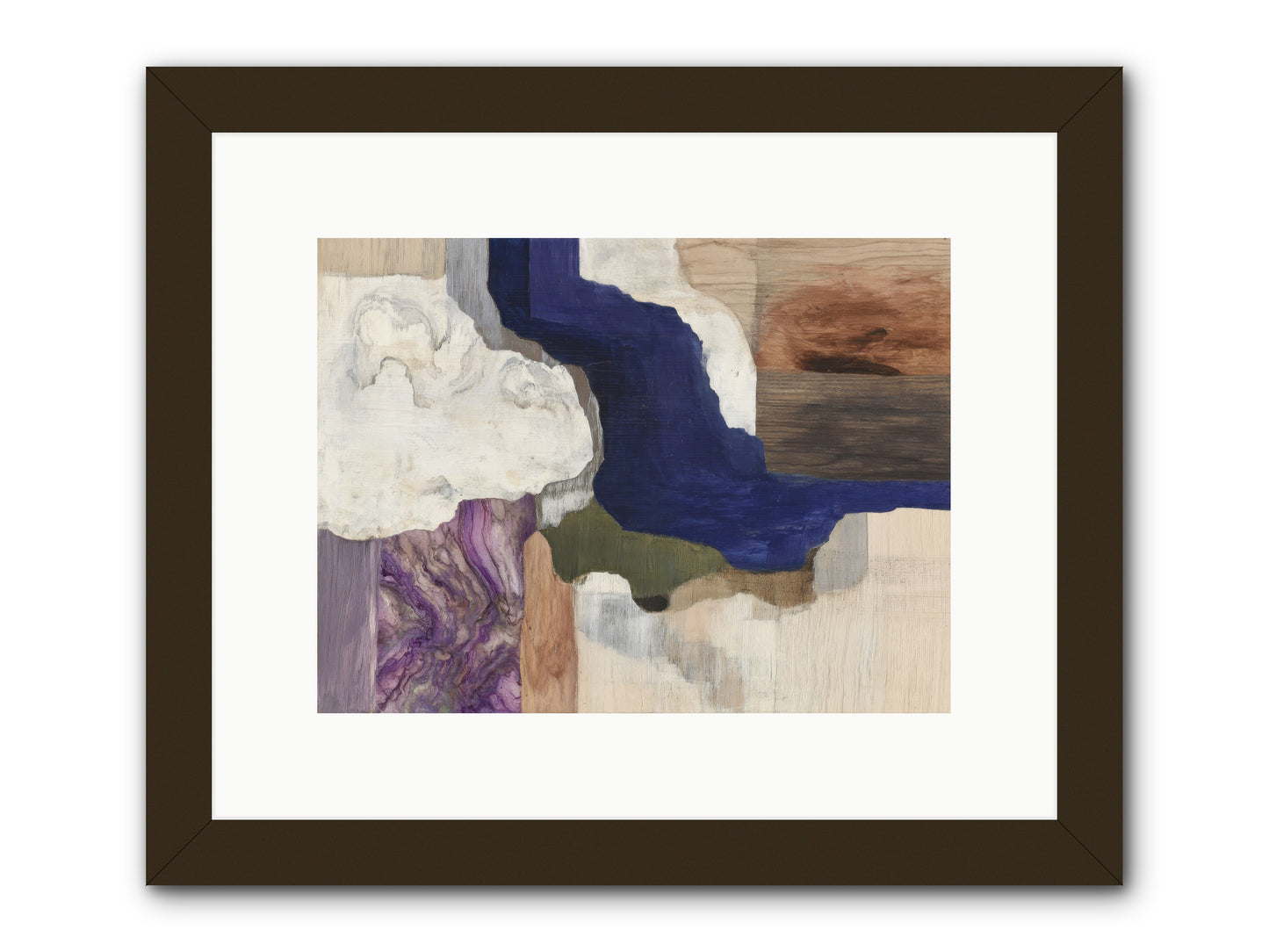 Amberlith Grove -- Framed Print - Black 12x9