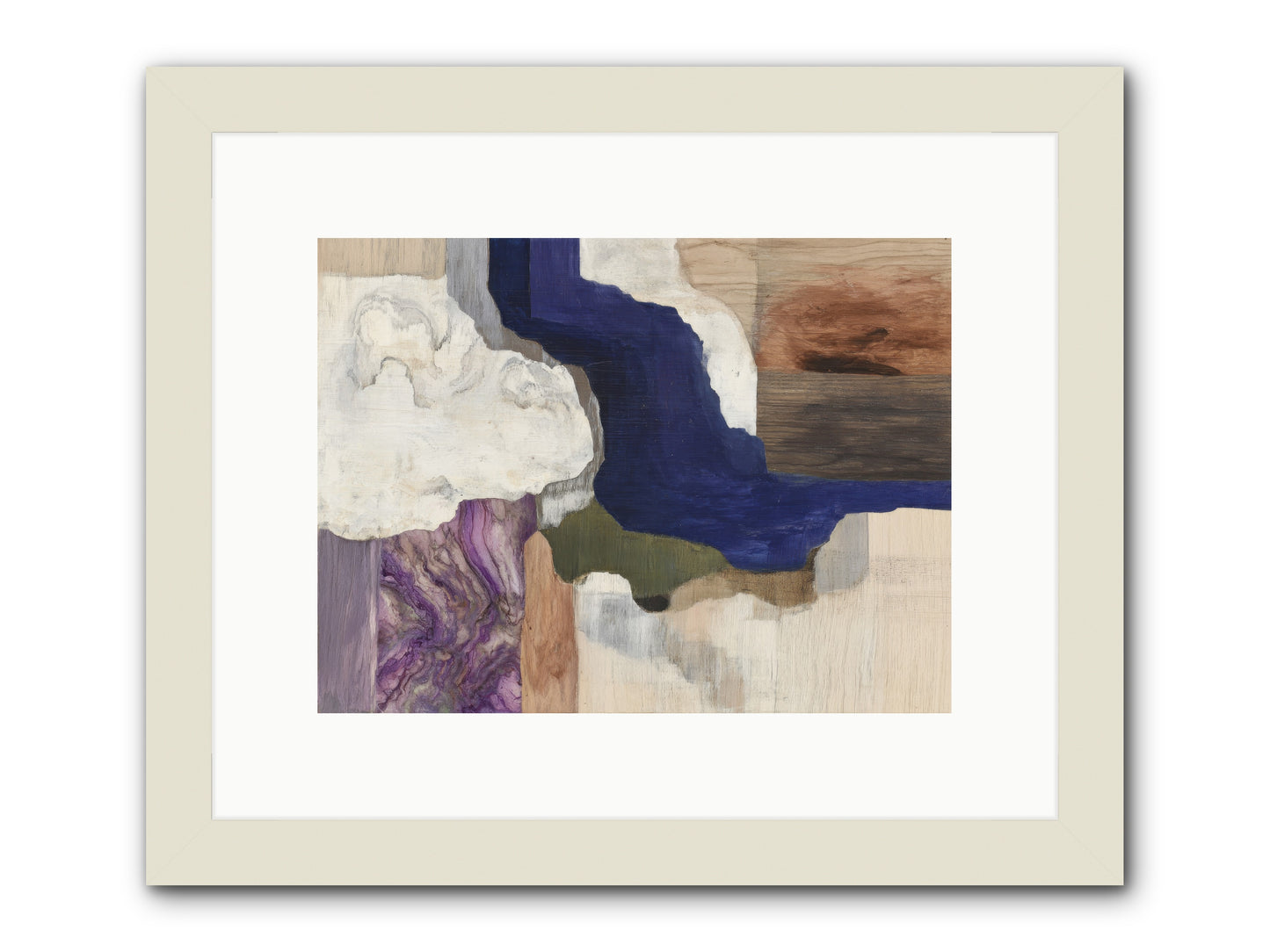 Amberlith Grove -- Framed Print - White 12x9