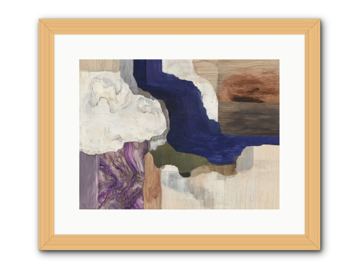 Amberlith Grove -- Framed Print - Natural 16x12