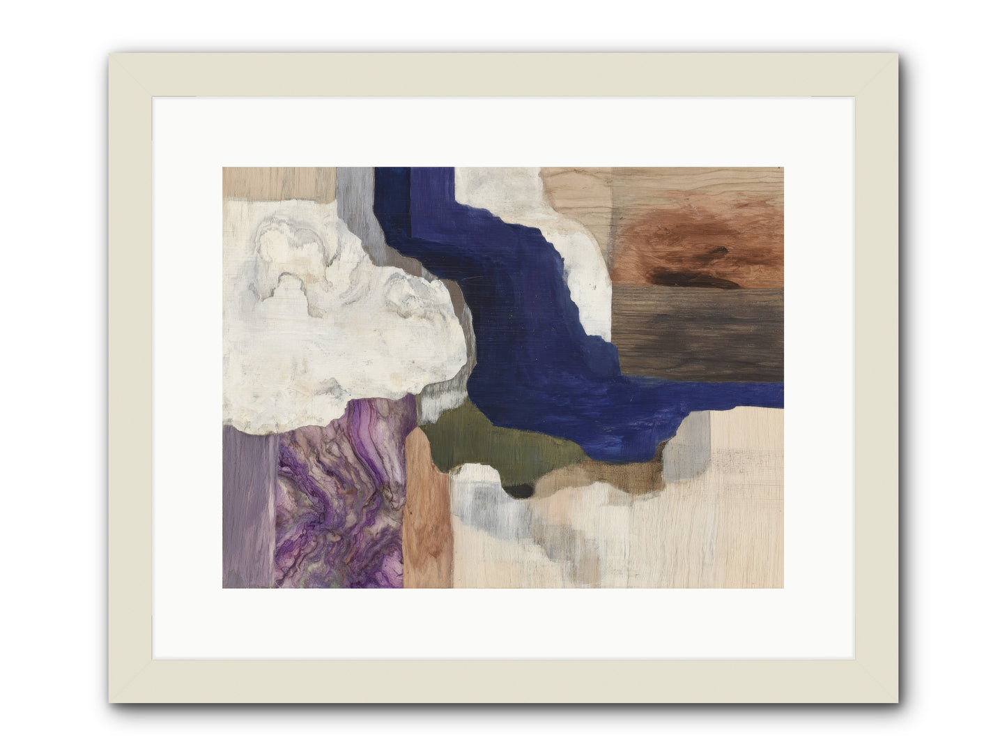 Amberlith Grove -- Framed Print - White 16x12