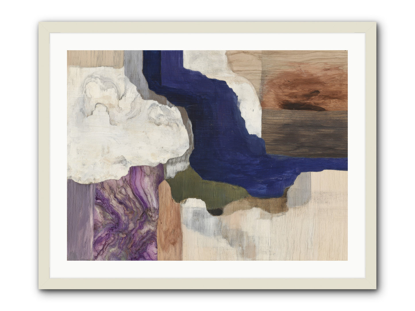 Amberlith Grove -- Framed Print - White 32x24
