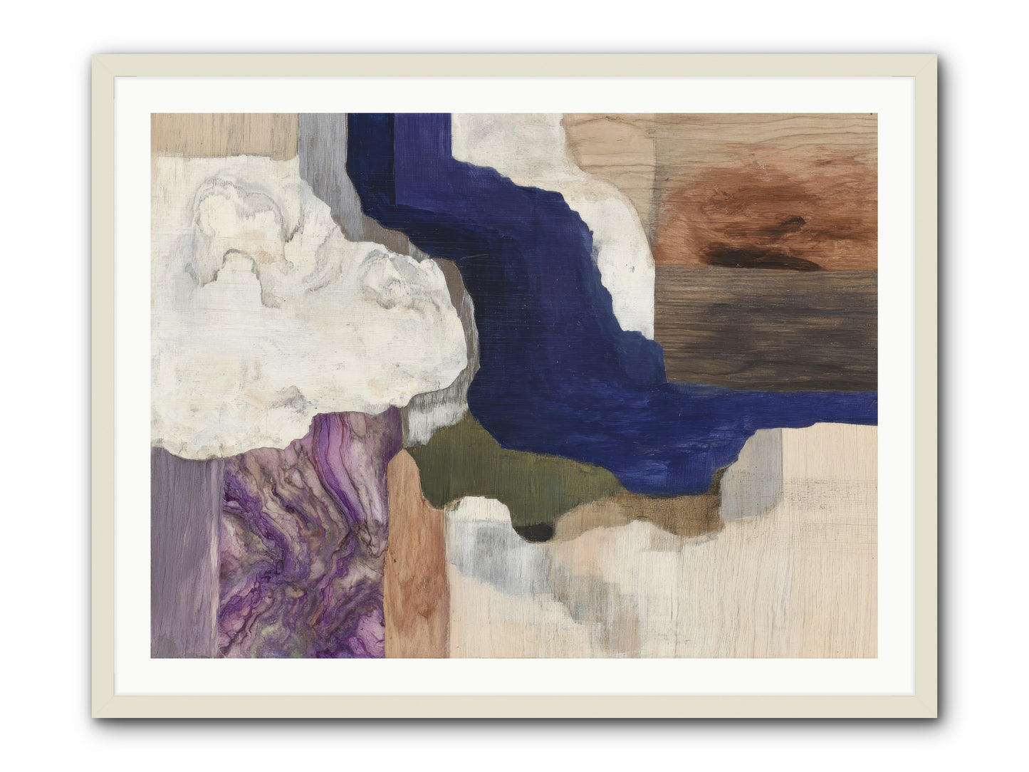 Amberlith Grove -- Framed Print - White 40x30