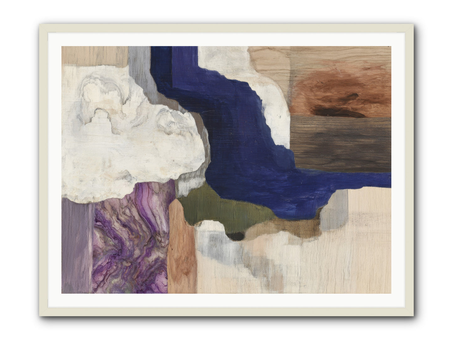 Amberlith Grove -- Framed Print - White 48x36