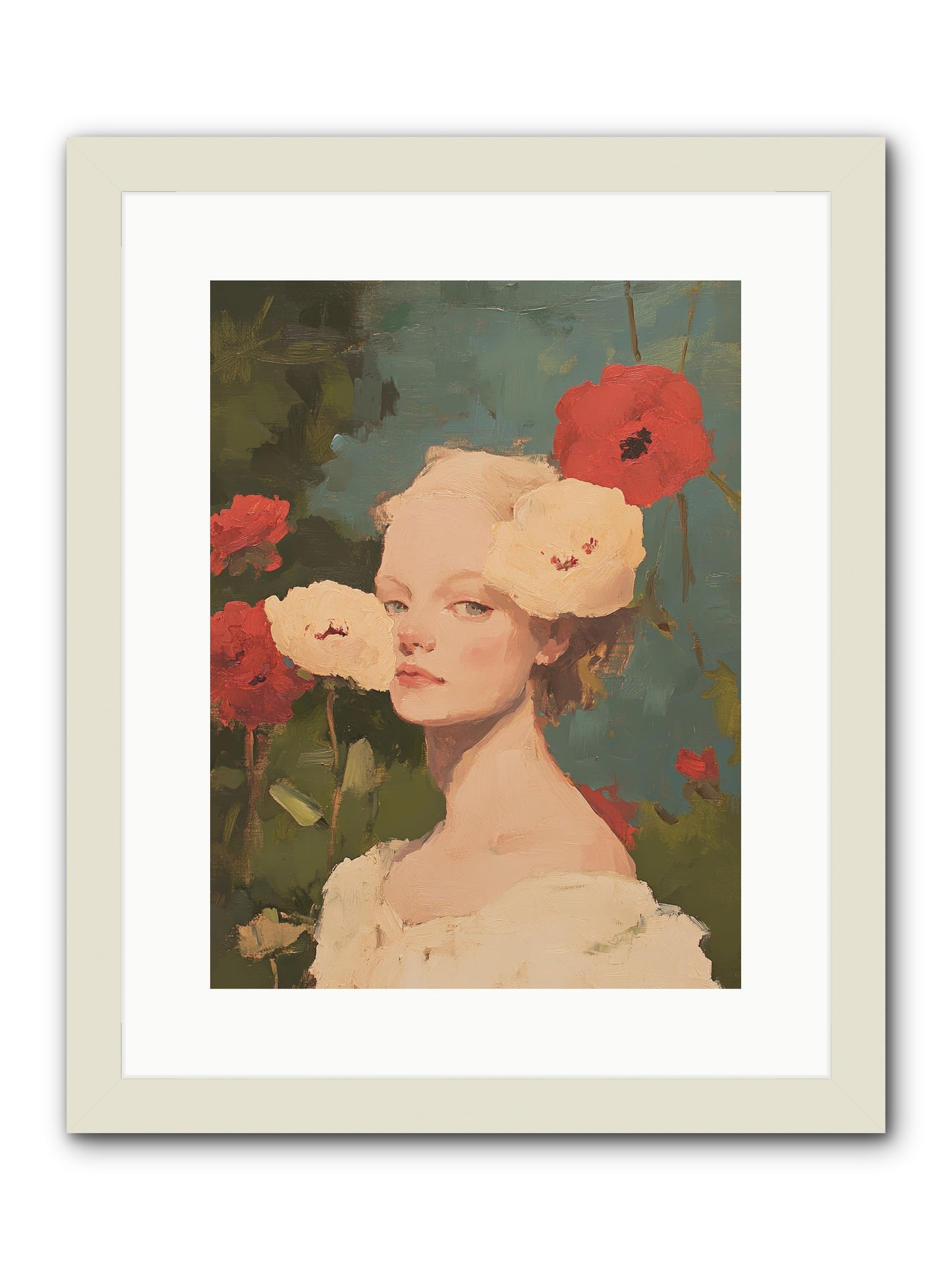 Ambrose Fernhollow-REZ -- Framed Print - White 12x16