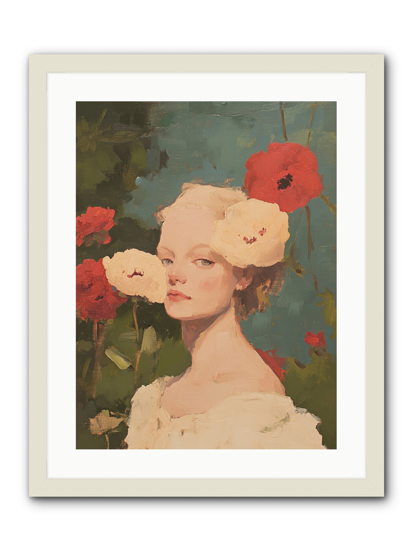 Ambrose Fernhollow-REZ -- Framed Print - White 18x24