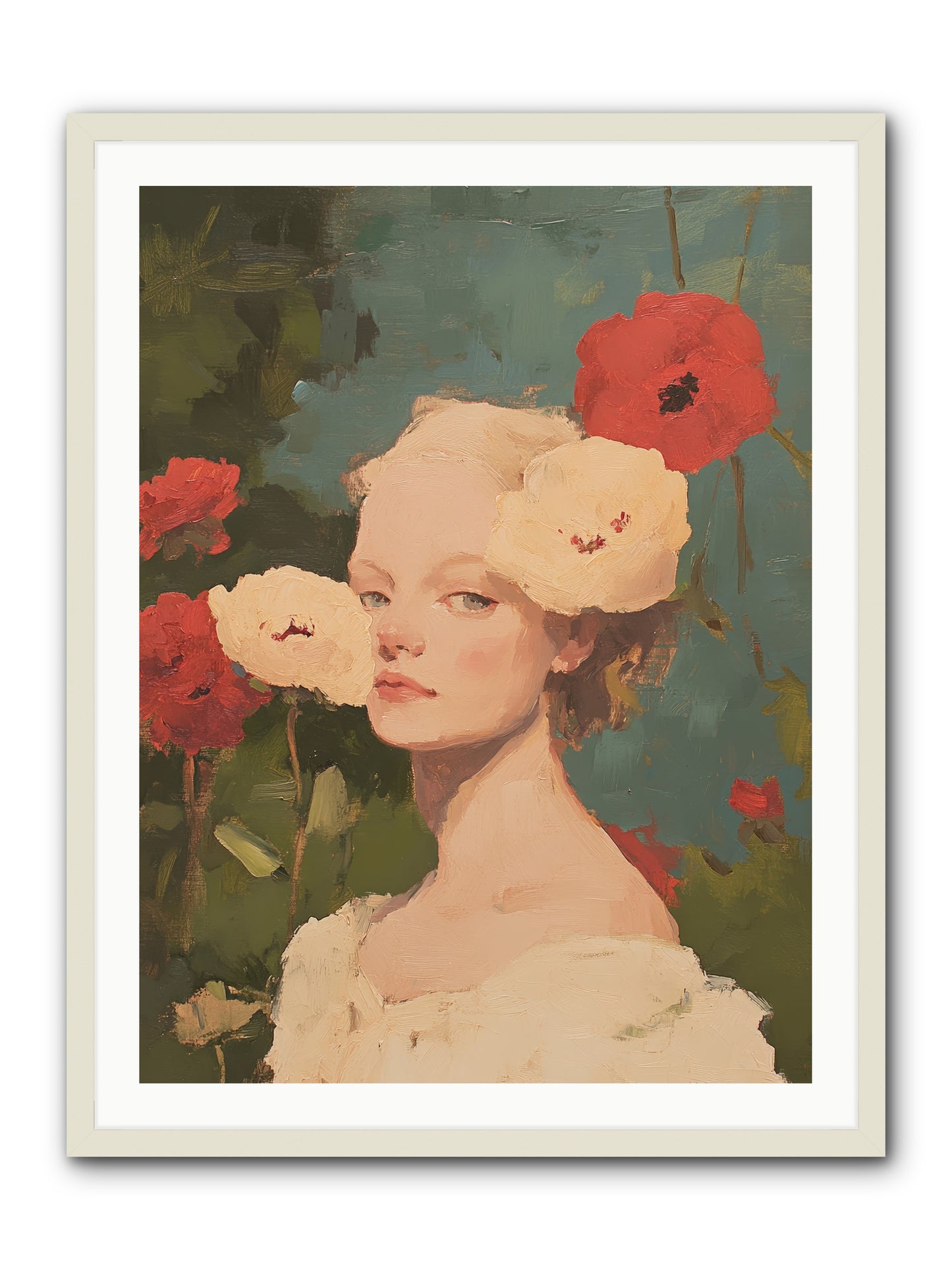 Ambrose Fernhollow-REZ -- Framed Print - White 30x40