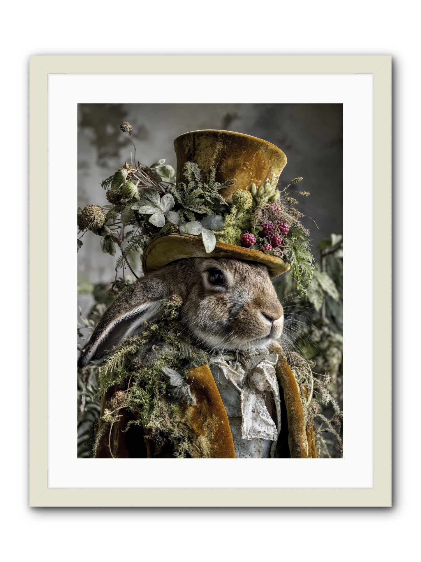 Ambrosia -- Framed Print - White 18x24