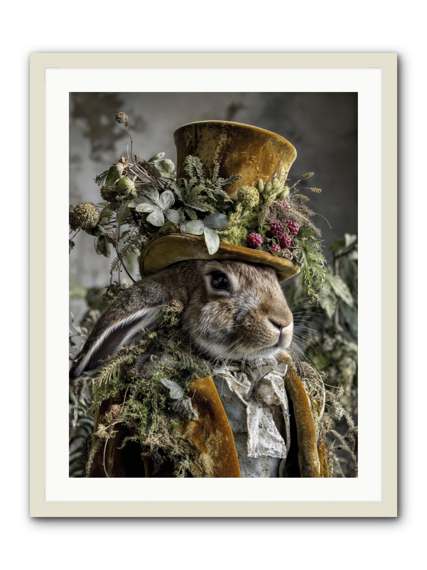 Ambrosia -- Framed Print - White 24x32