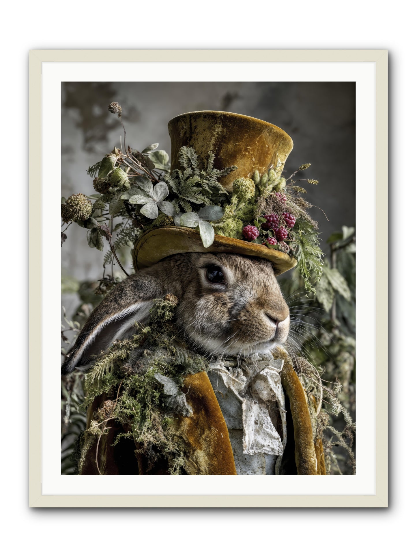 Ambrosia -- Framed Print - White 30x40