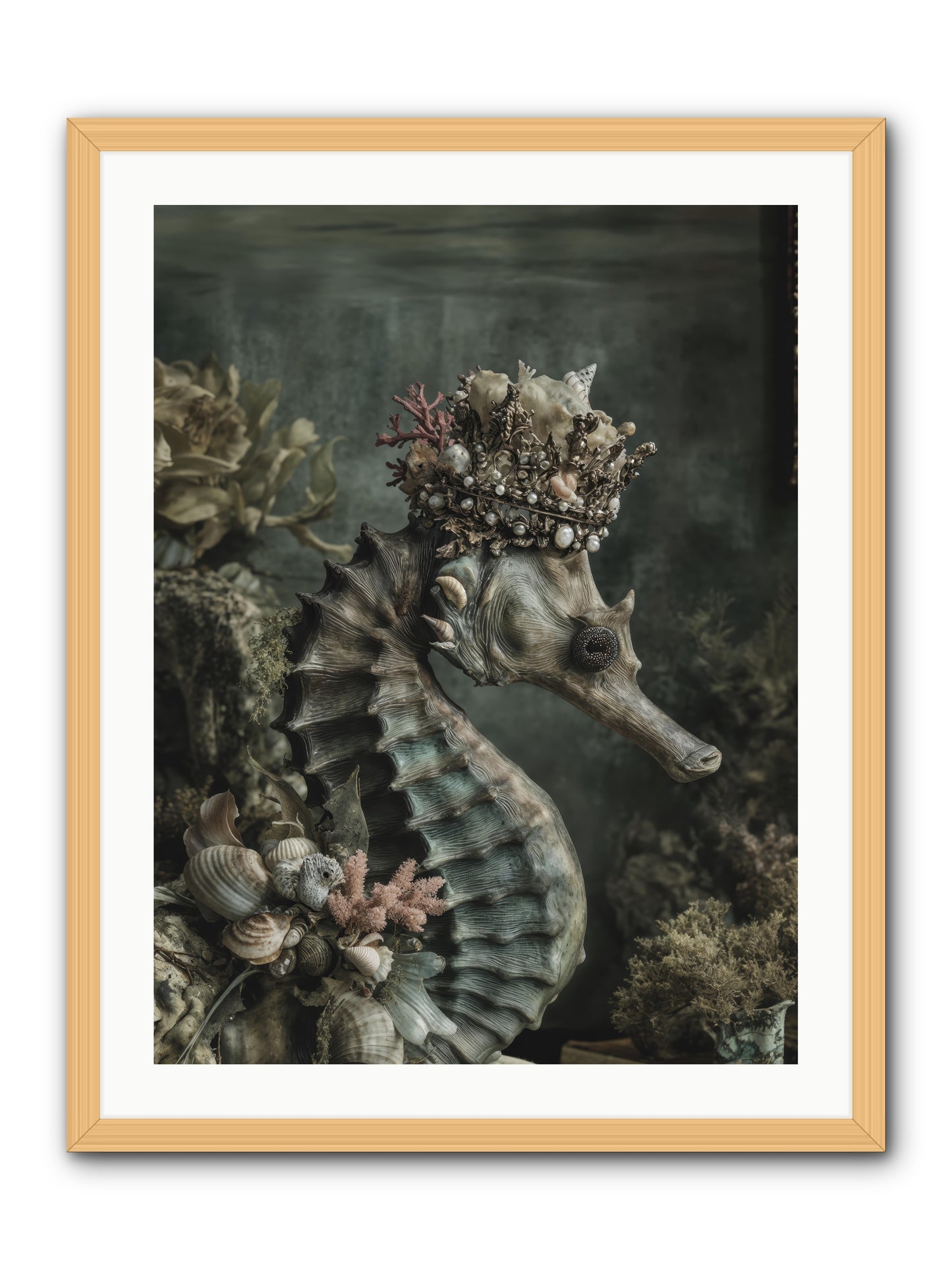 Ambrosial Royale -- Framed Print - Natural 24x32