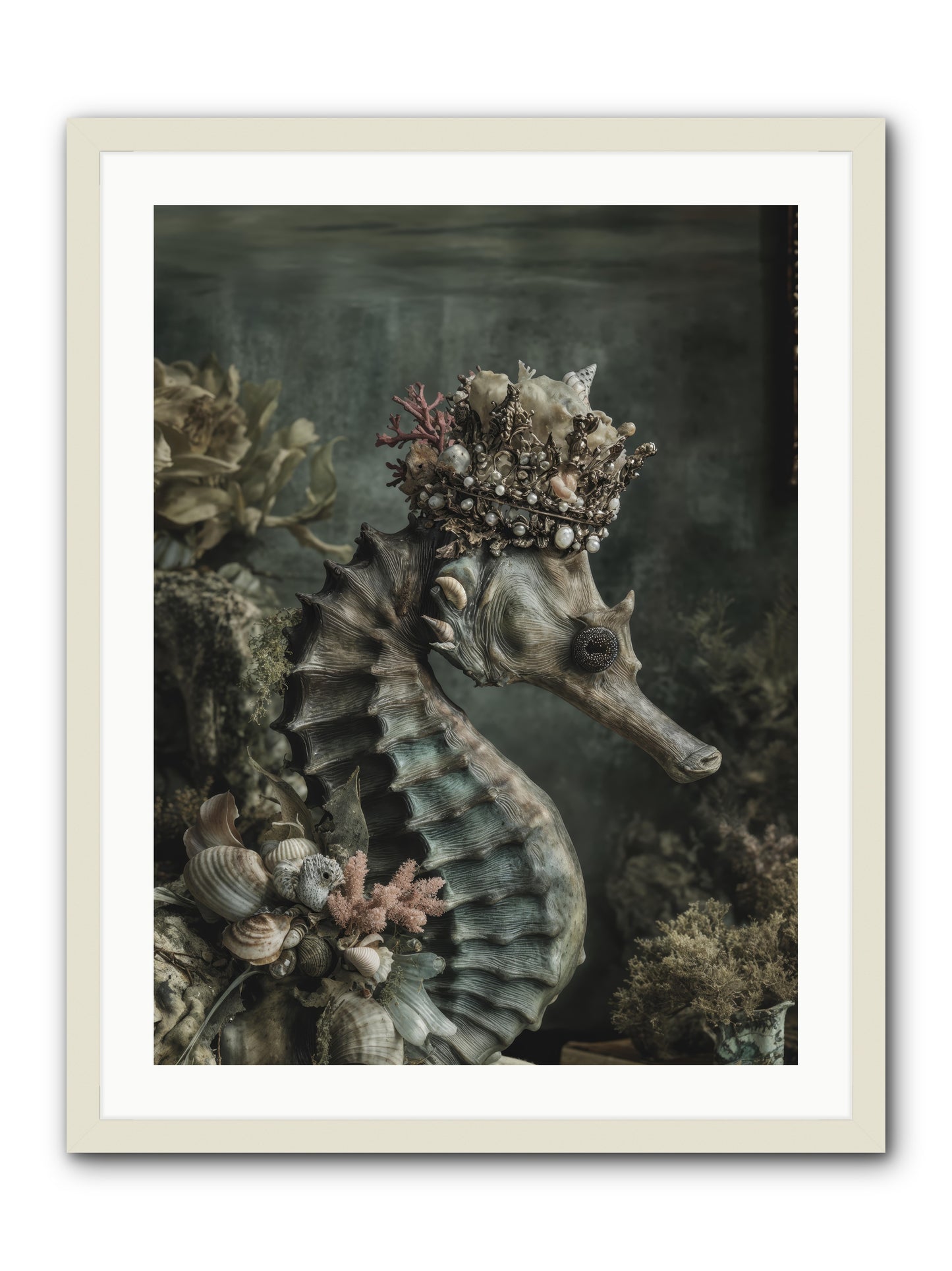 Ambrosial Royale -- Framed Print - White 24x32