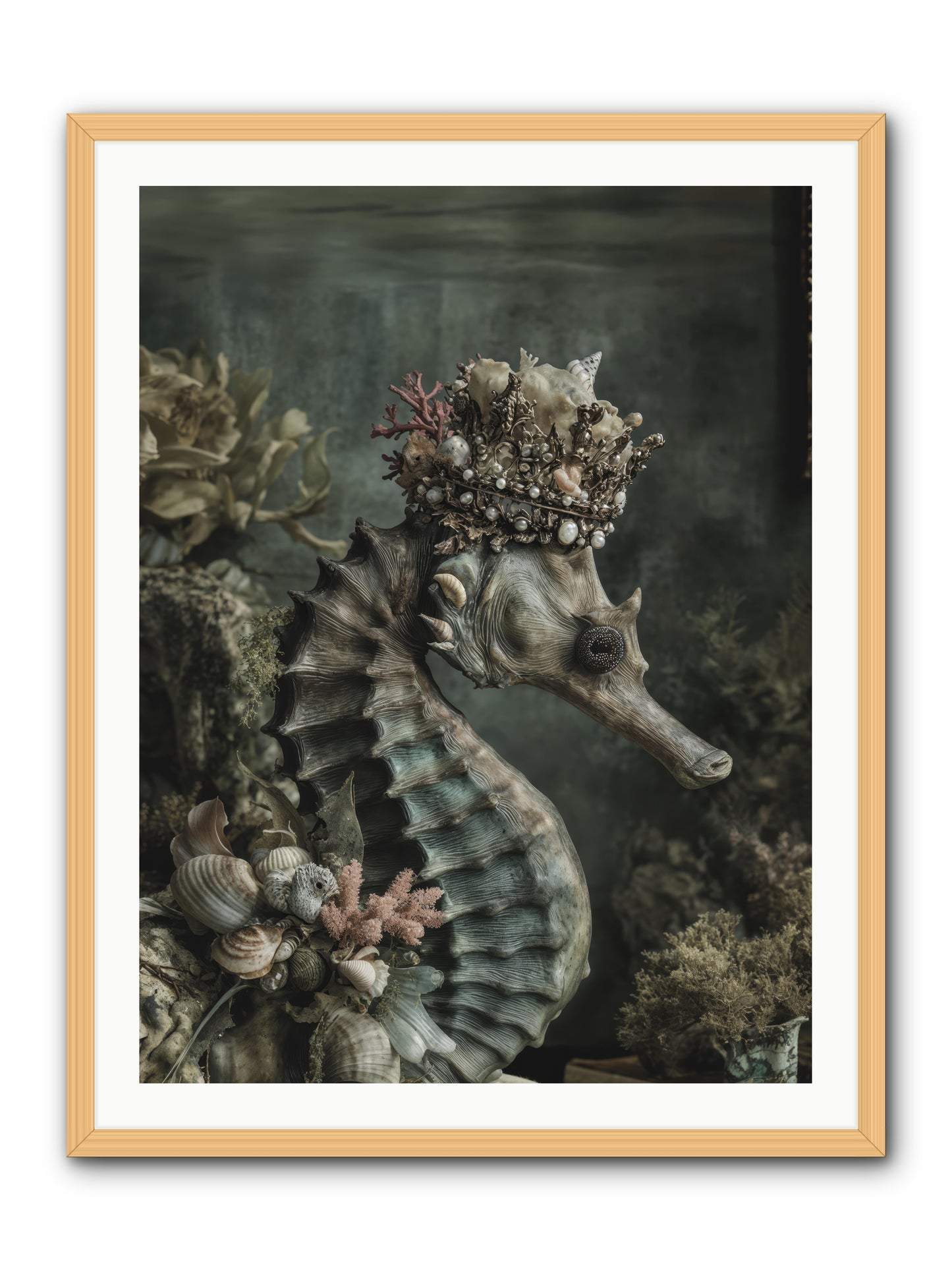 Ambrosial Royale -- Framed Print - Natural 30x40