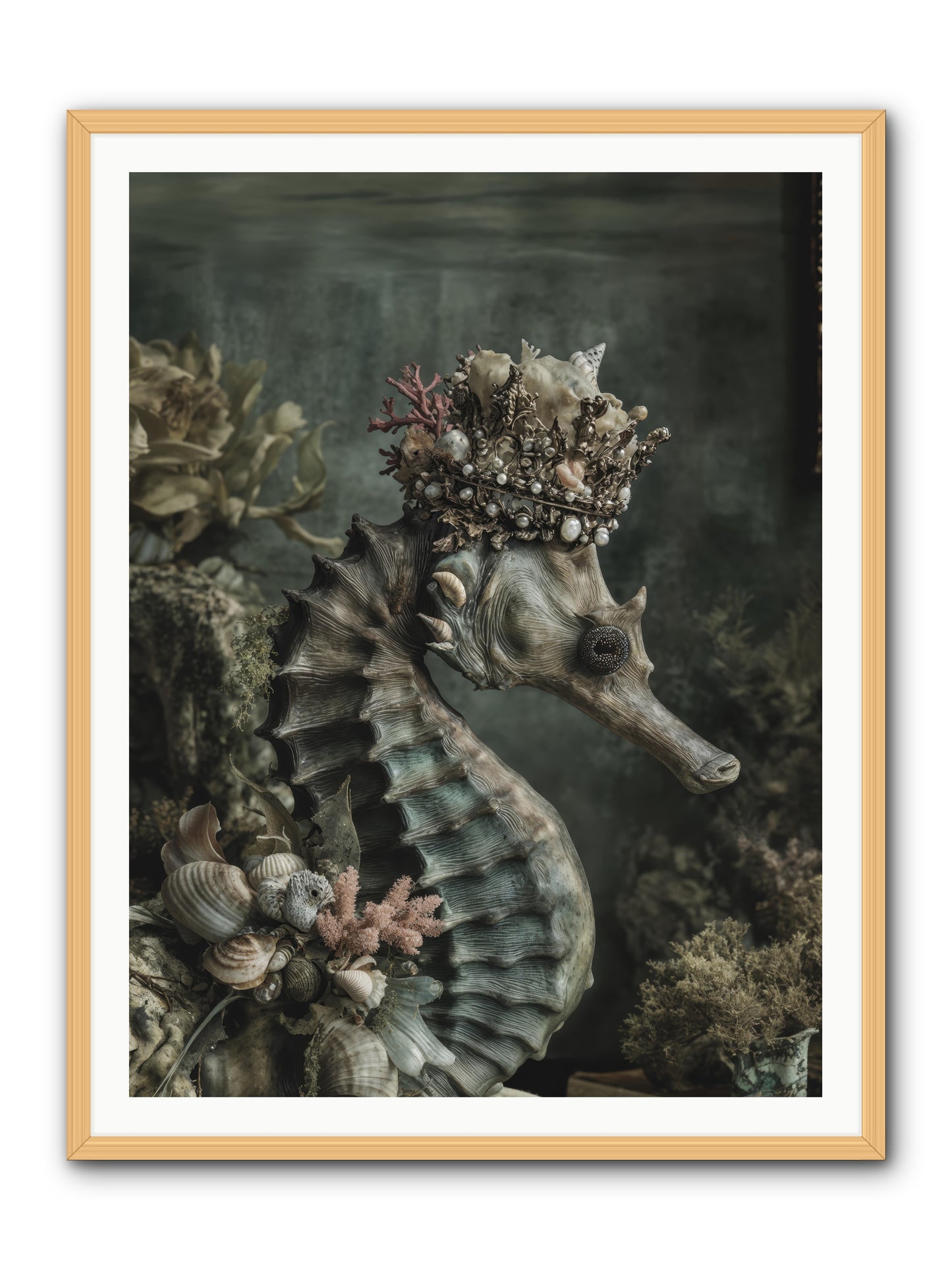 Ambrosial Royale -- Framed Print - Natural 36x48