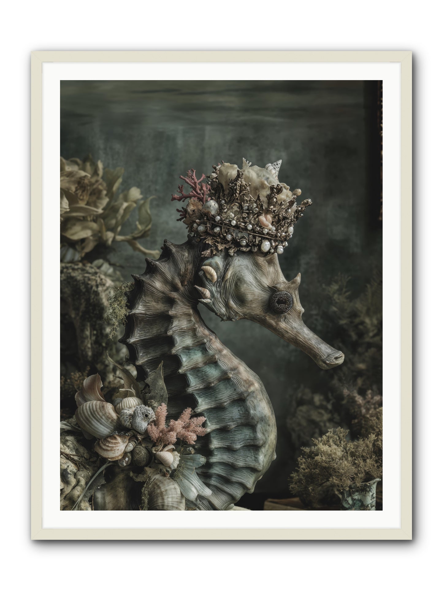 Ambrosial Royale -- Framed Print - White 36x48