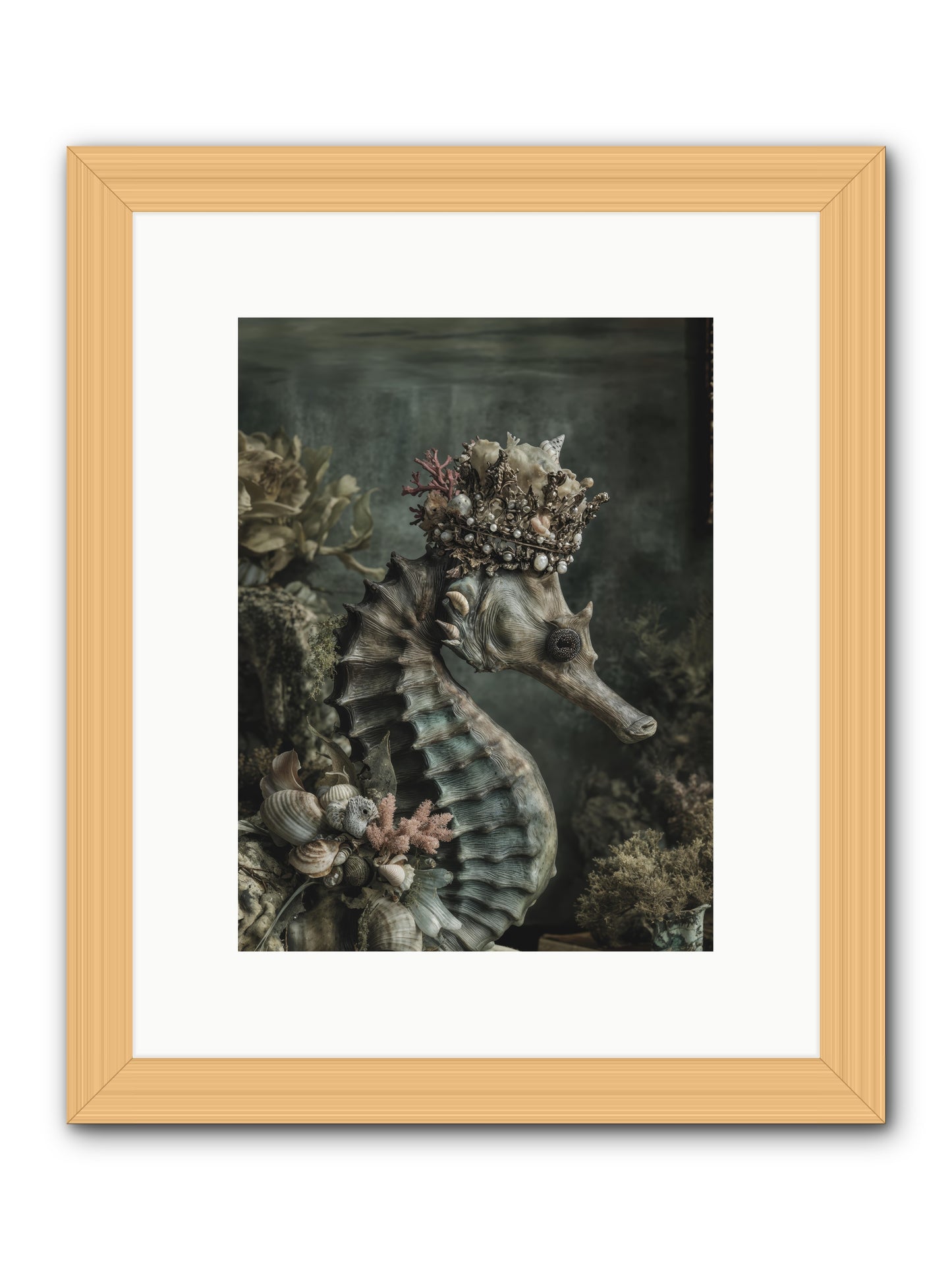 Ambrosial Royale -- Framed Print - Natural 9x12