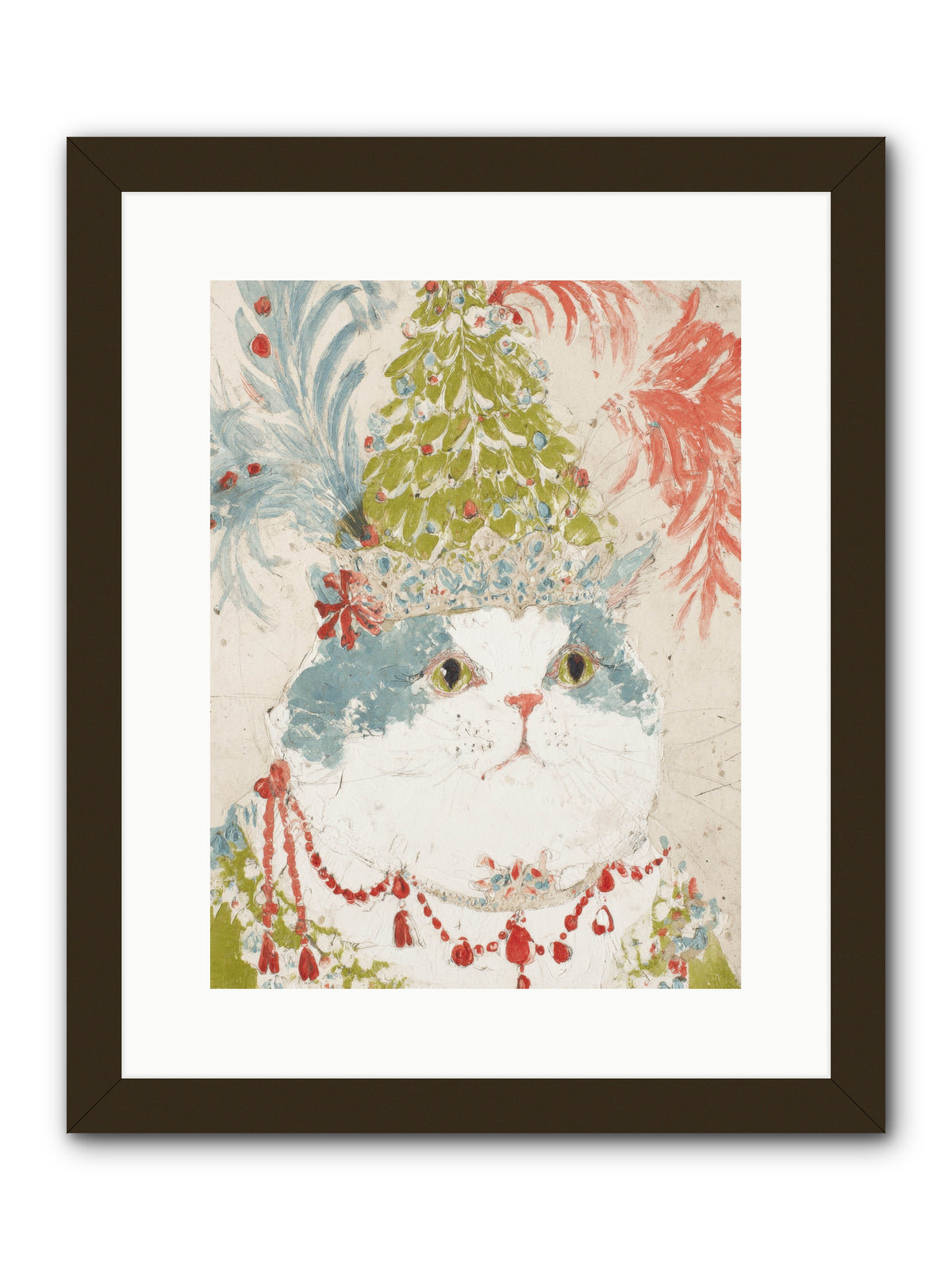 Among The Merriment -- Framed Print - Black 12x16