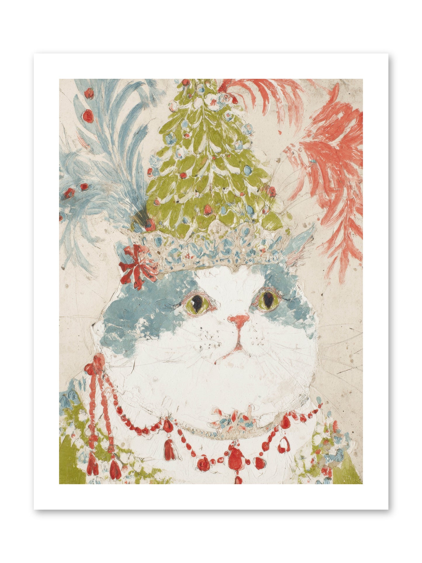 Among The Merriment -- Loose Canvas Print 12x16