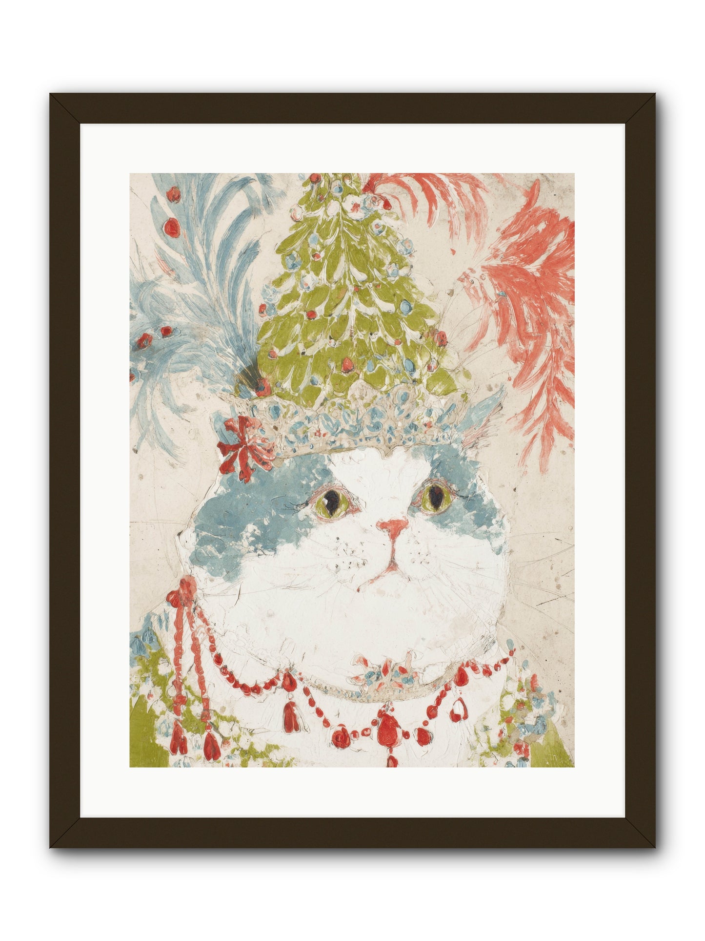 Among The Merriment -- Framed Print - Black 18x24
