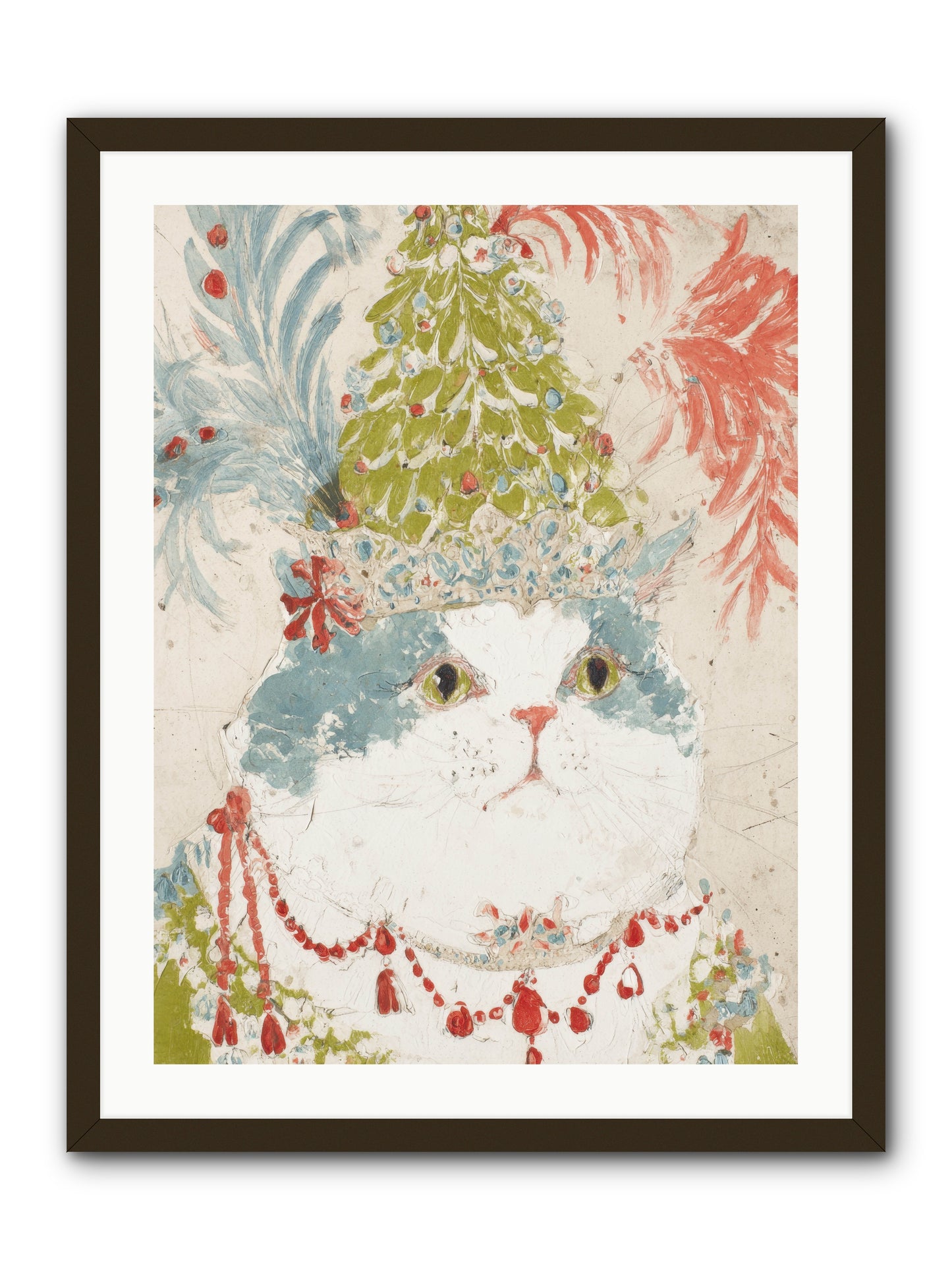 Among The Merriment -- Framed Print - Black 24x32