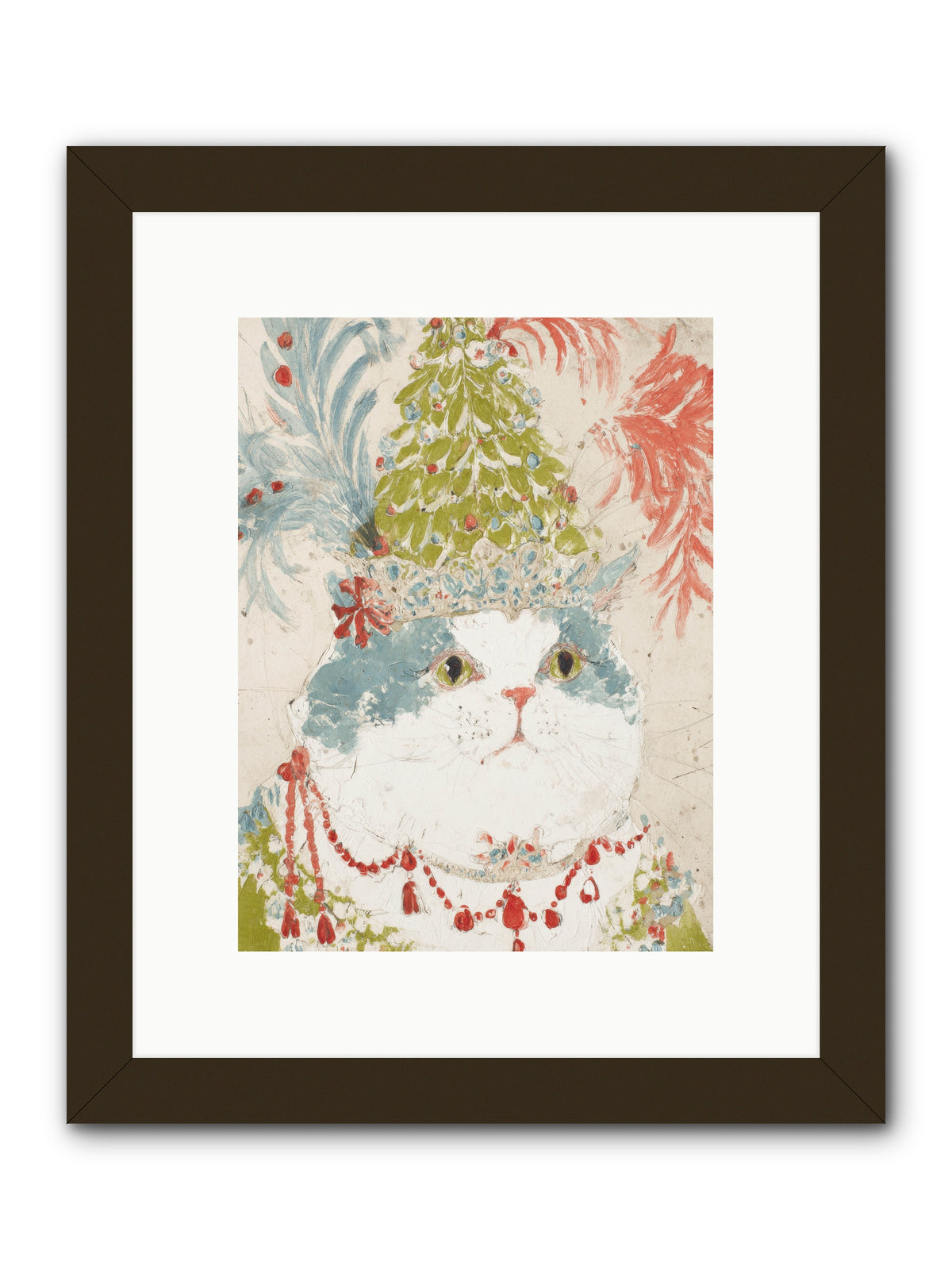 Among The Merriment -- Framed Print - Black 9x12