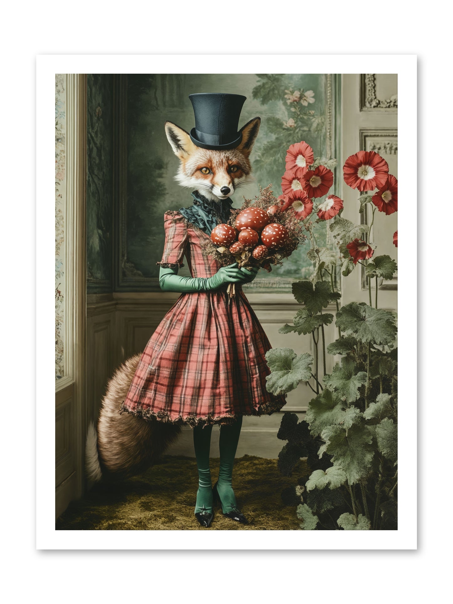 Among Wild BloomsRez -- Loose Canvas Print 18x24