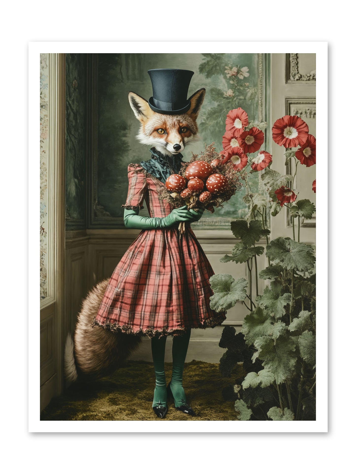 Among Wild BloomsRez -- Loose Canvas Print 24x32