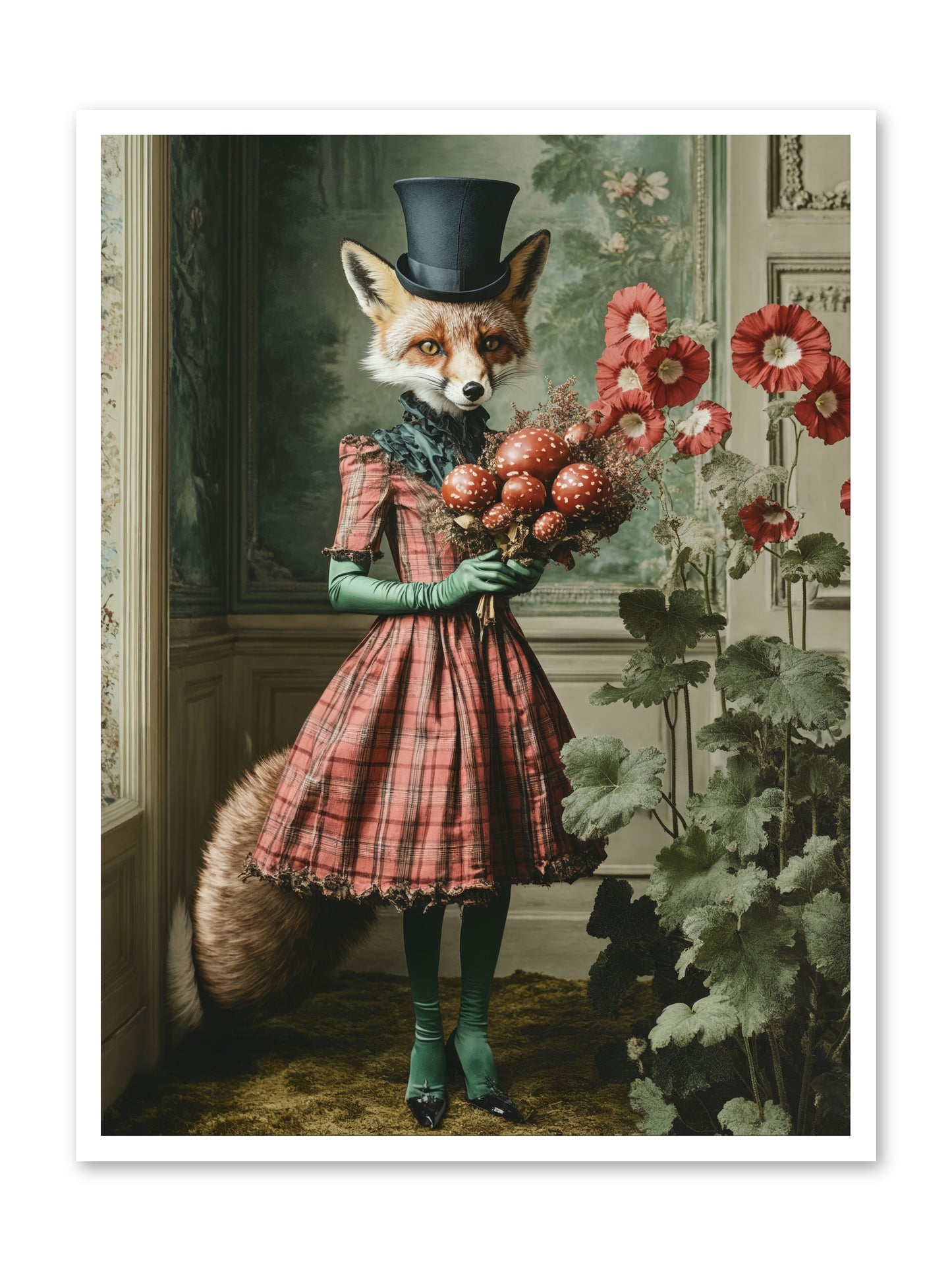 Among Wild BloomsRez -- Loose Canvas Print 30x40