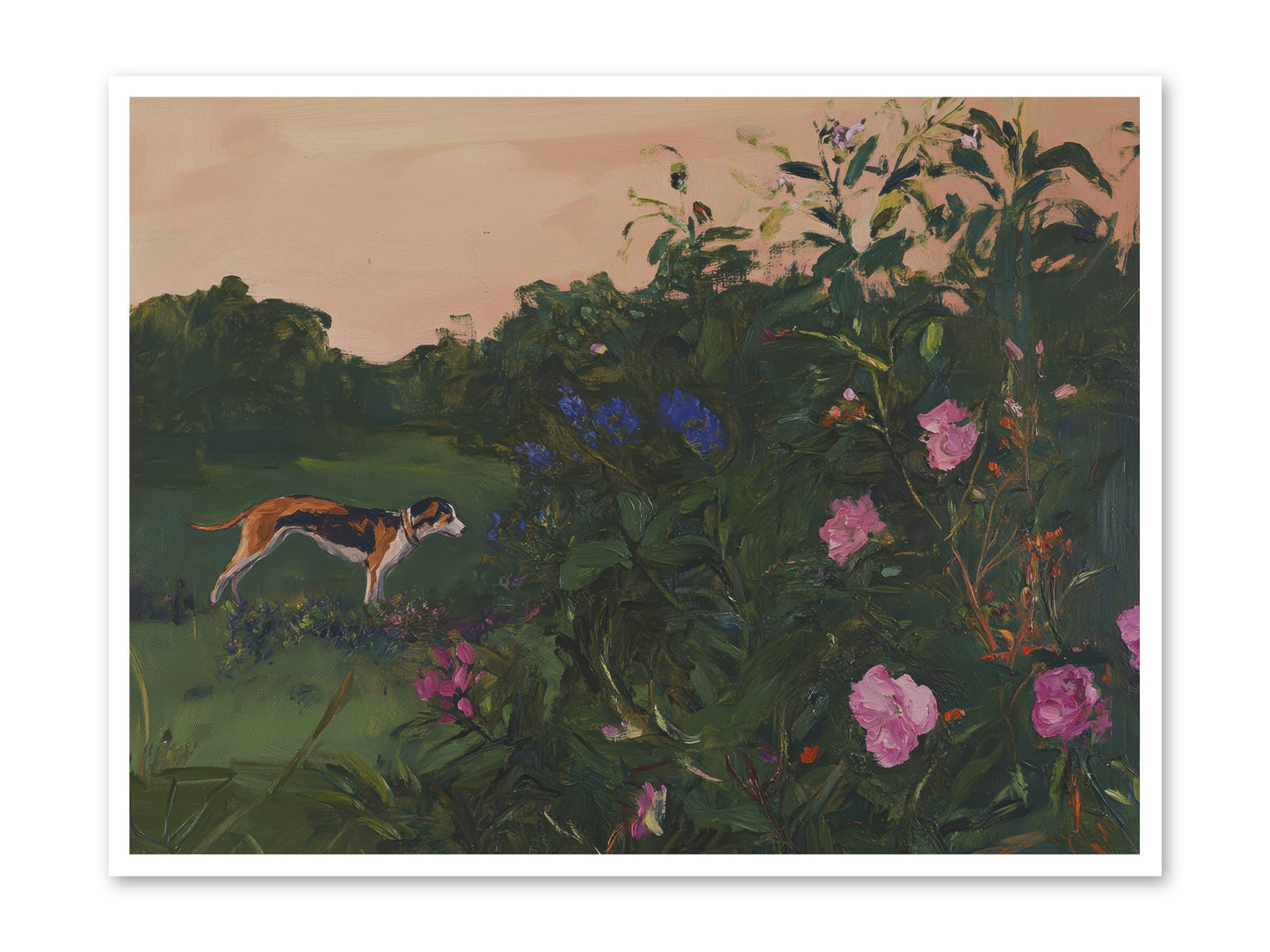 Among the Blooms -- Paper Print 48x36