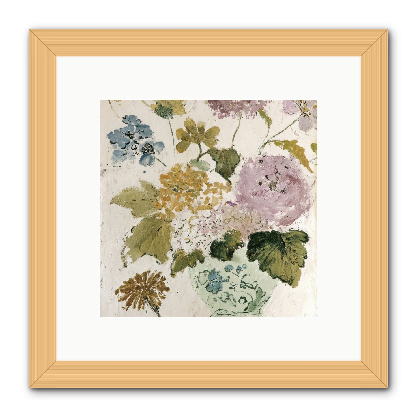 Among the Dappled Shadows -- Framed Print - Natural 10x10