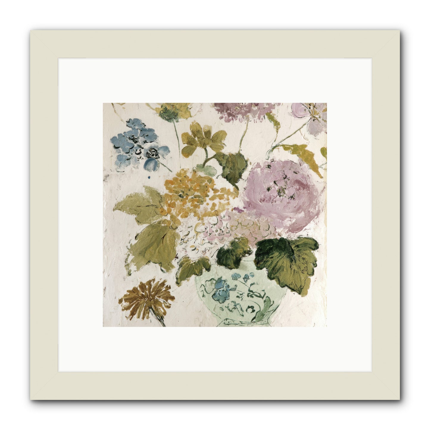 Among the Dappled Shadows -- Framed Print - White 10x10