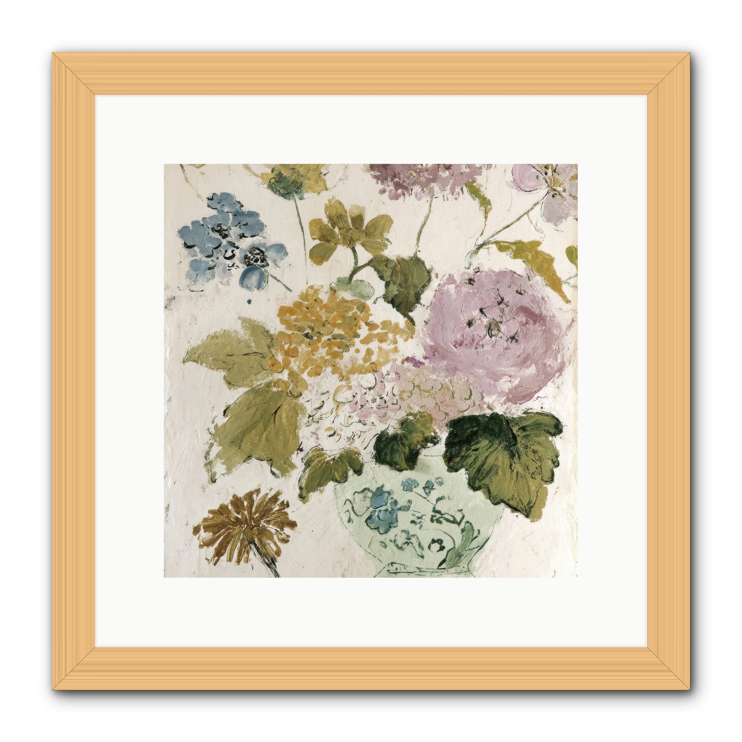 Among the Dappled Shadows -- Framed Print - Natural 12x12