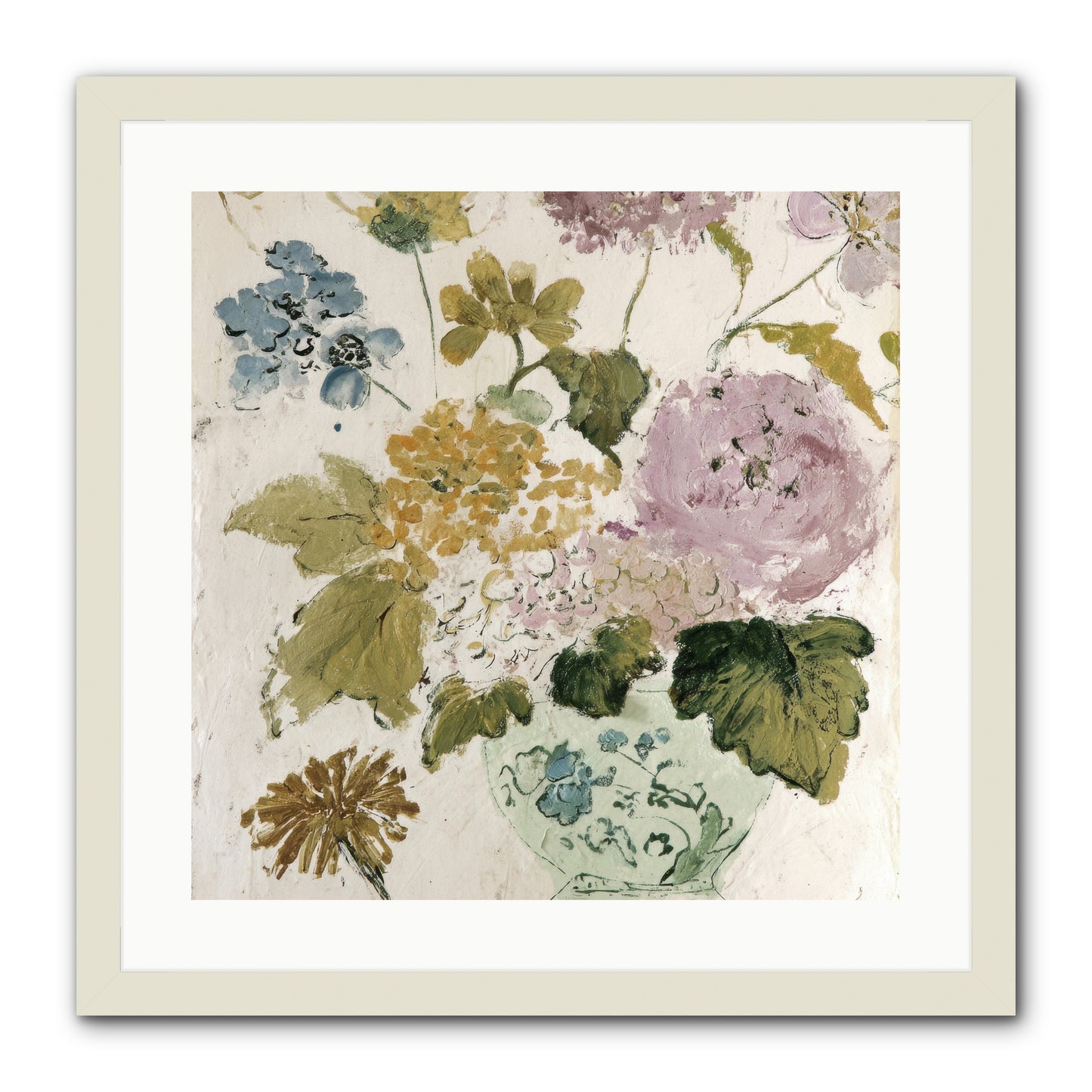Among the Dappled Shadows -- Framed Print - White 20x20