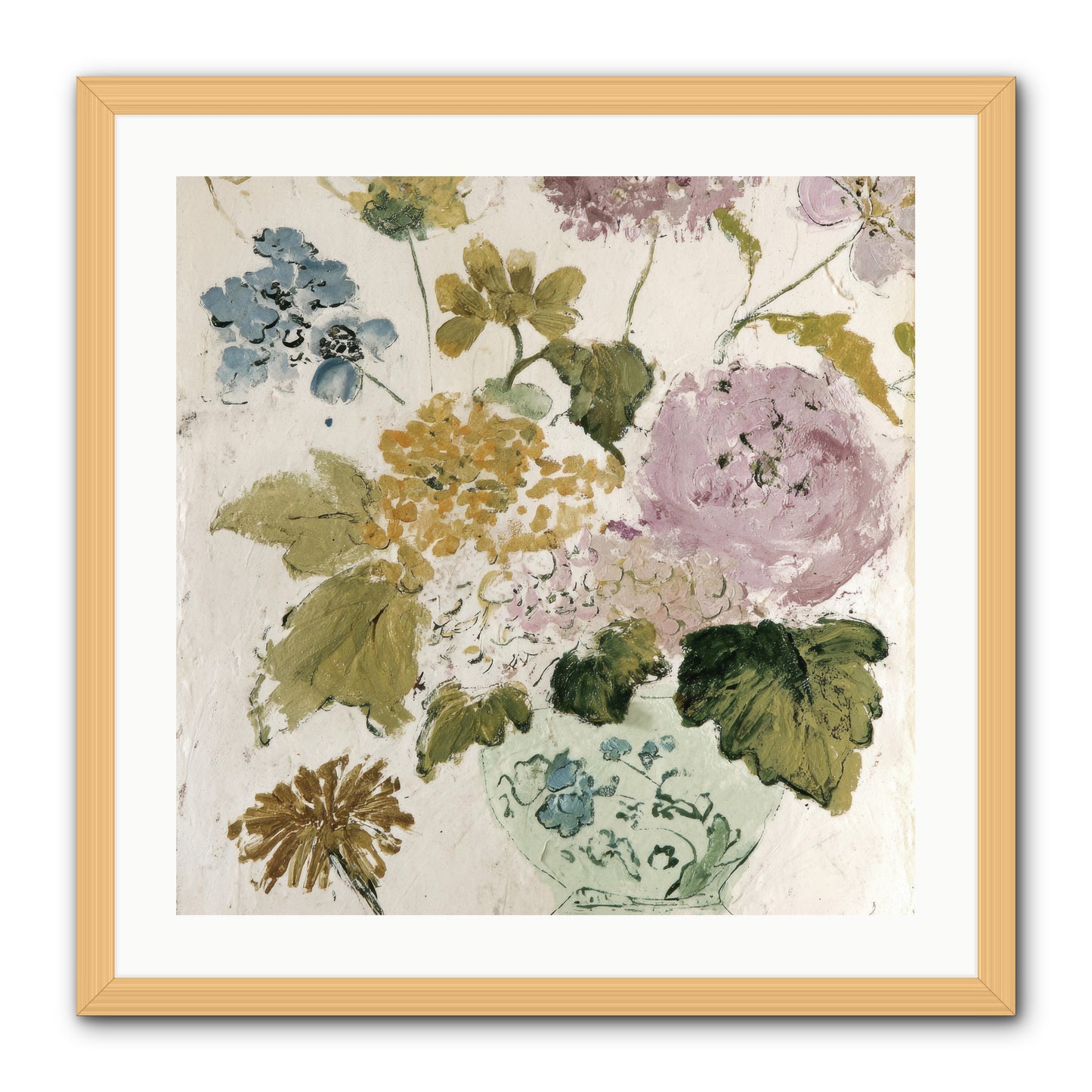 Among the Dappled Shadows -- Framed Print - Natural 24x24