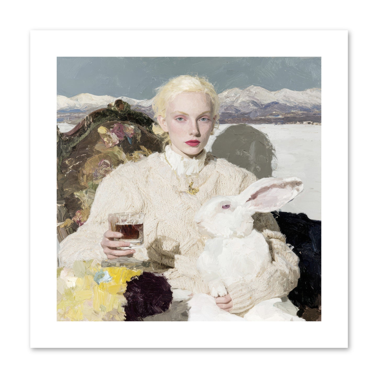 Among the Pearl Dispatches -- Paper Print 10x10