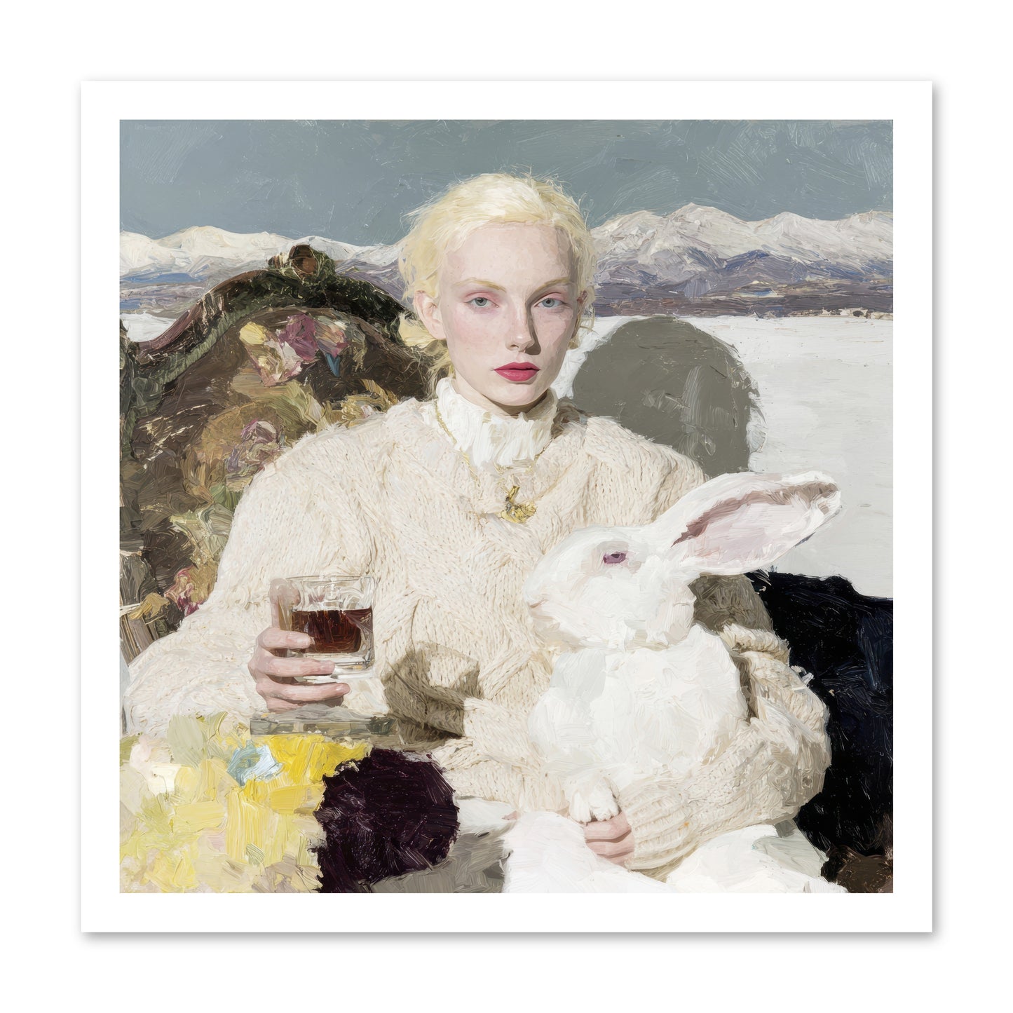 Among the Pearl Dispatches -- Paper Print 20x20