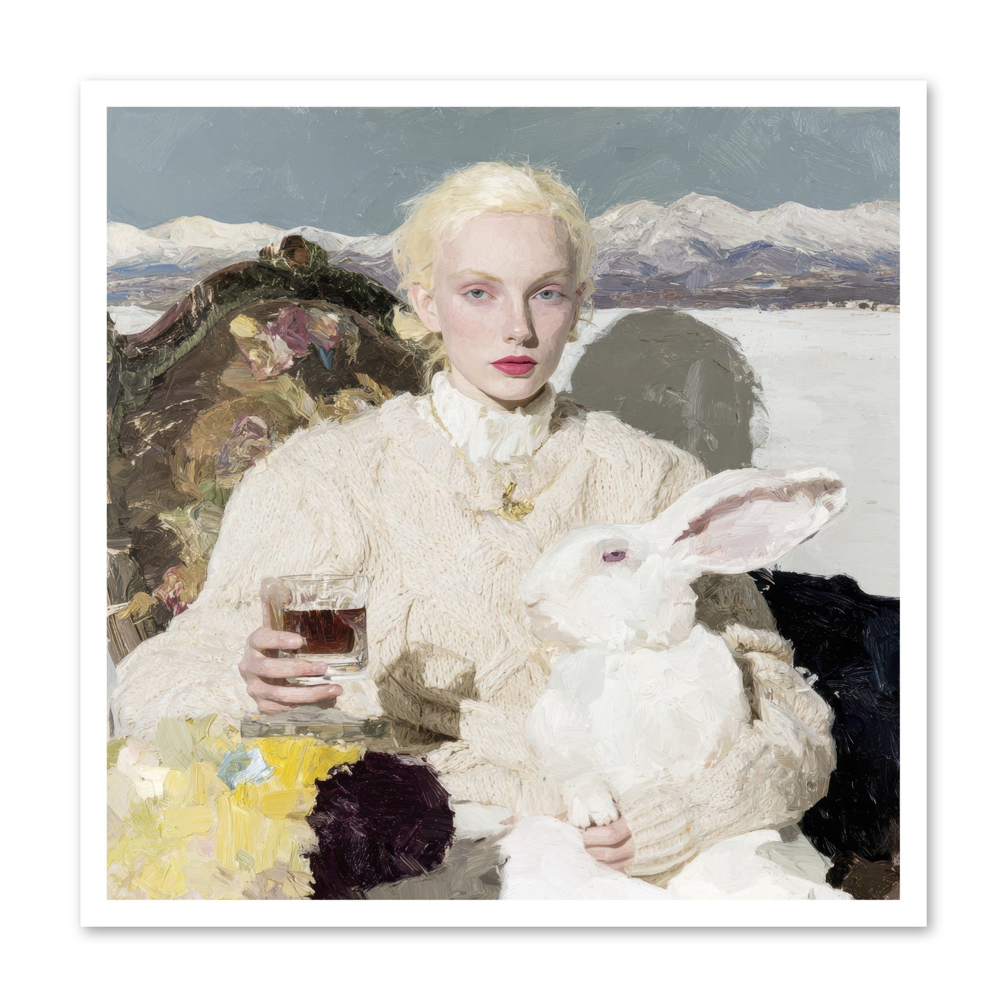 Among the Pearl Dispatches -- Paper Print 30x30