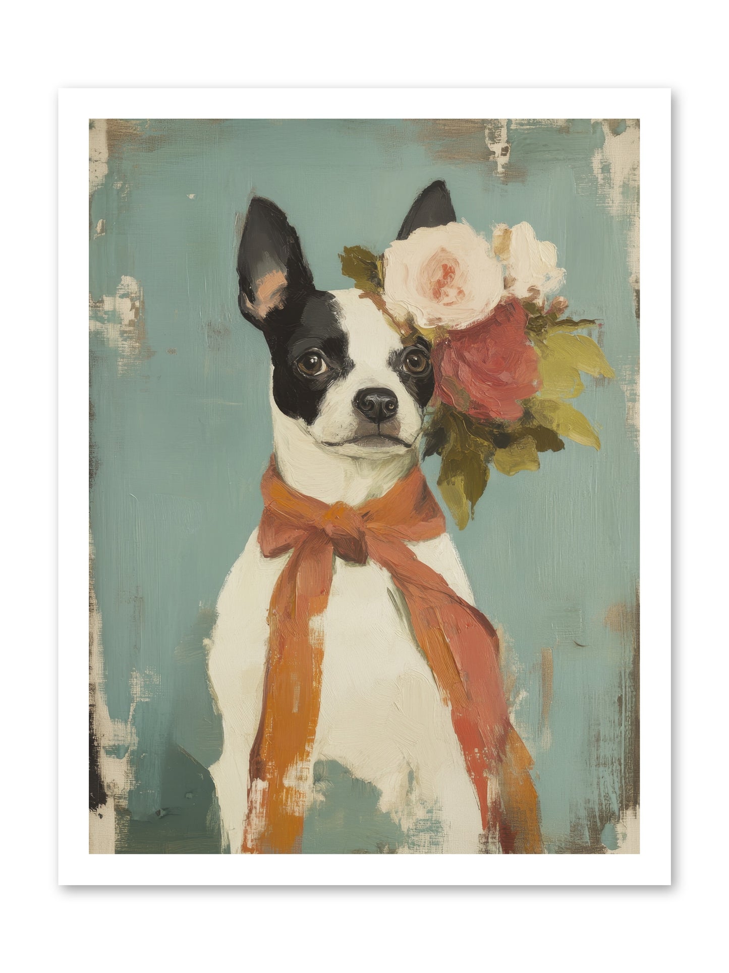 Among the Roses -- Paper Print 18x24