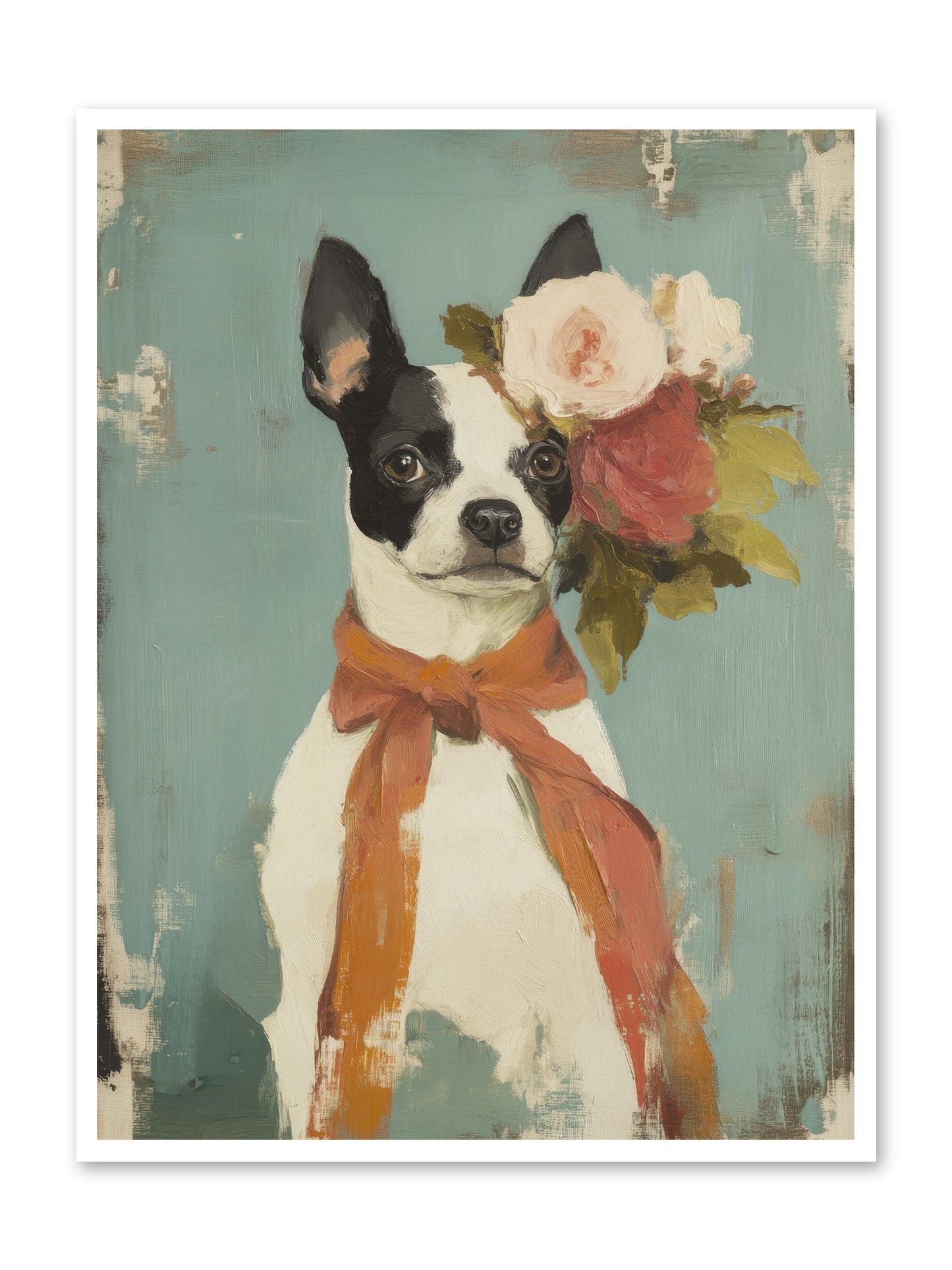Among the Roses -- Paper Print 36x48