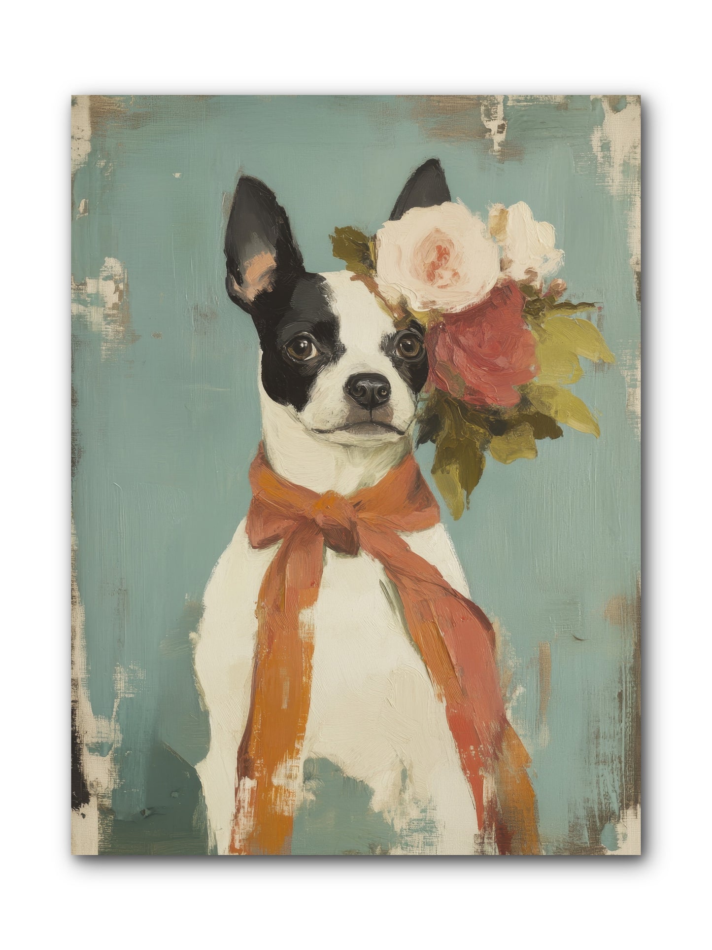 Among the Roses -- Wrapped Canvas 9x12